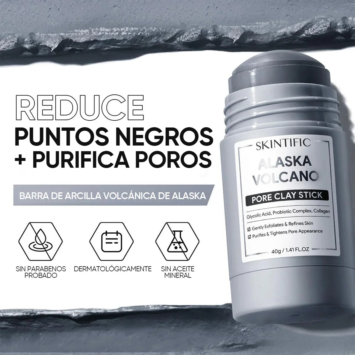 Alaska Volcano Blackhead Cleansing Mask Stick