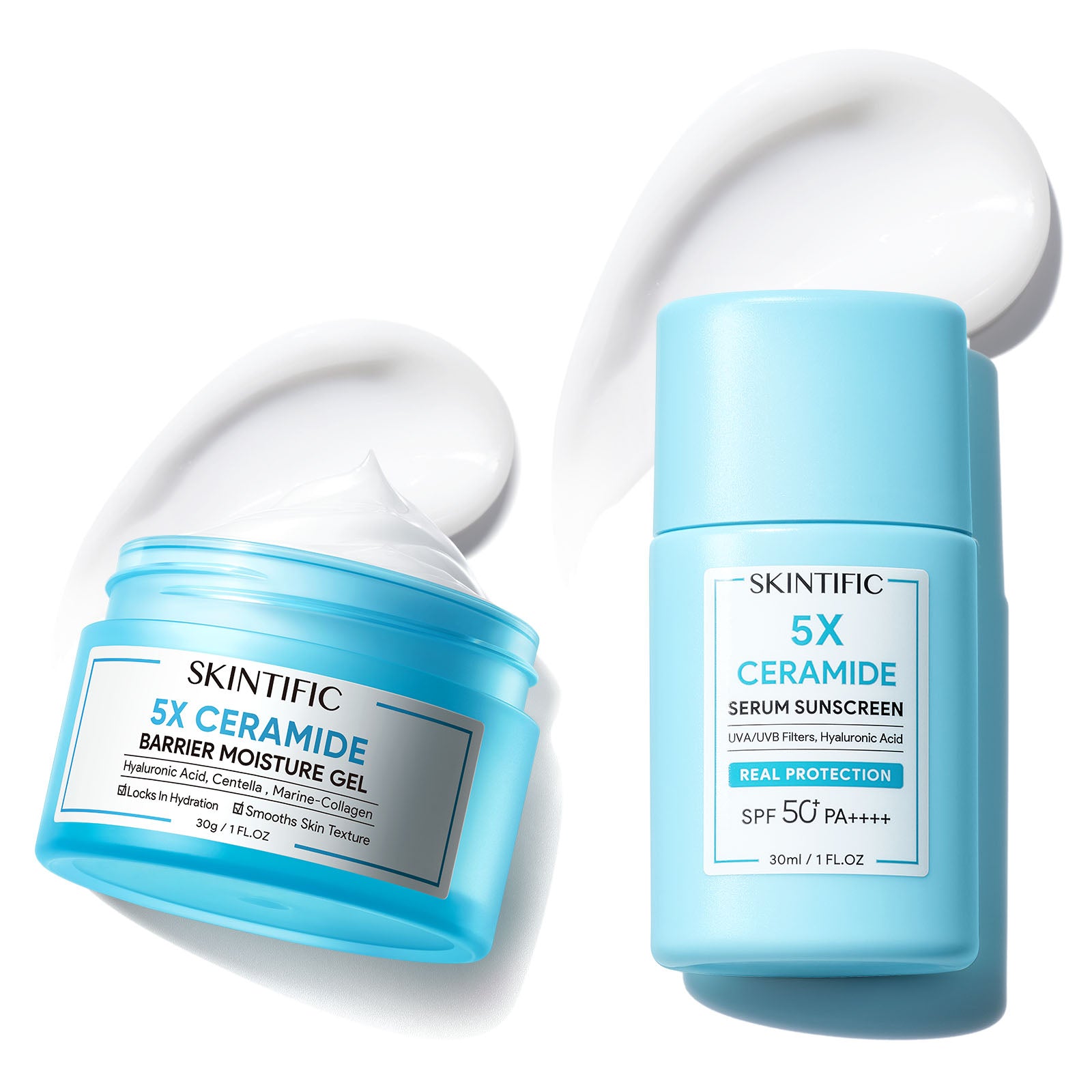 5X Ceramide Moisturizer & SPF50 Sunscreen Set