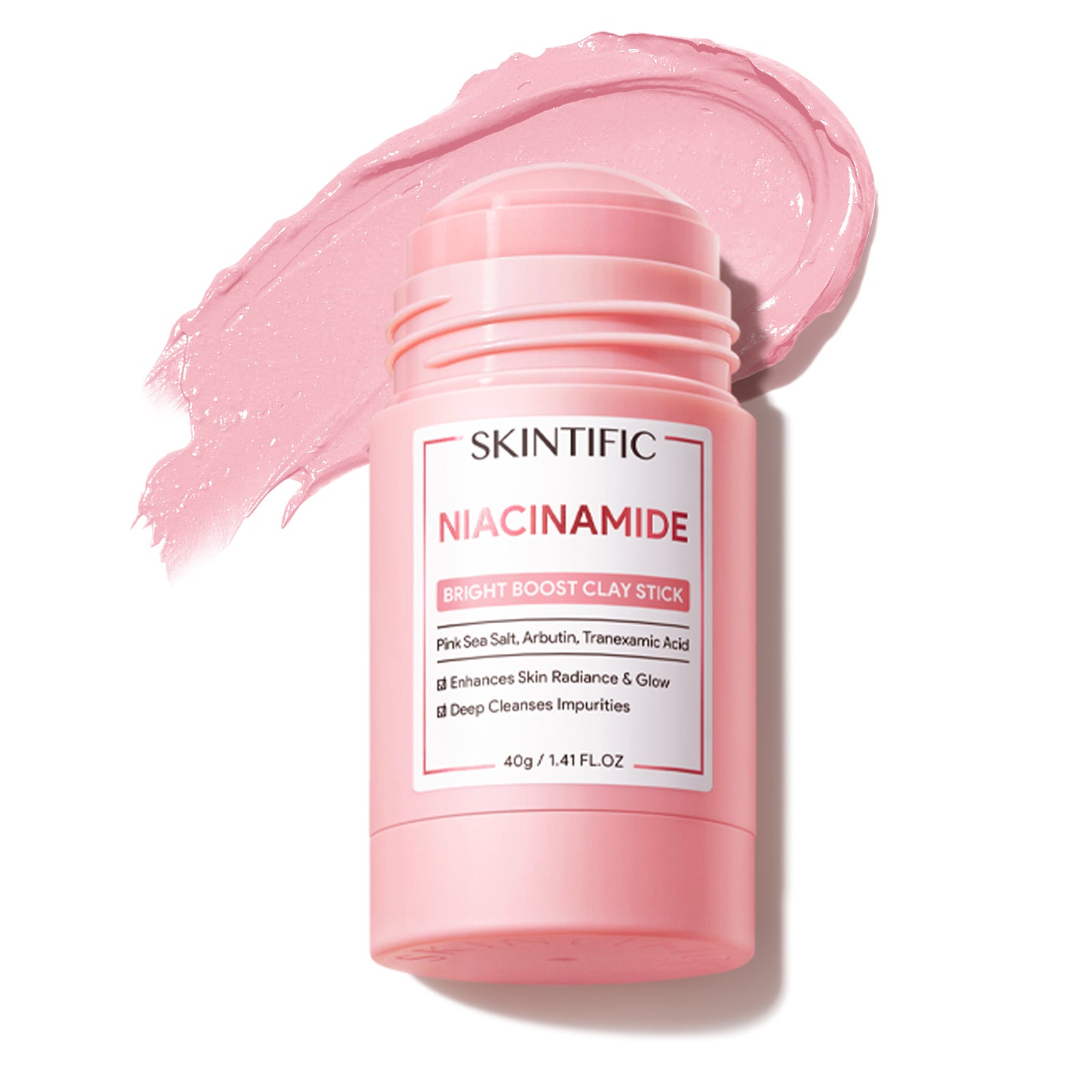 SKINTIFIC Niacinamide Bright Boost Clay Stick Mask