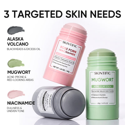 Pore Perfect Clay Stick Mask Set 3pcs