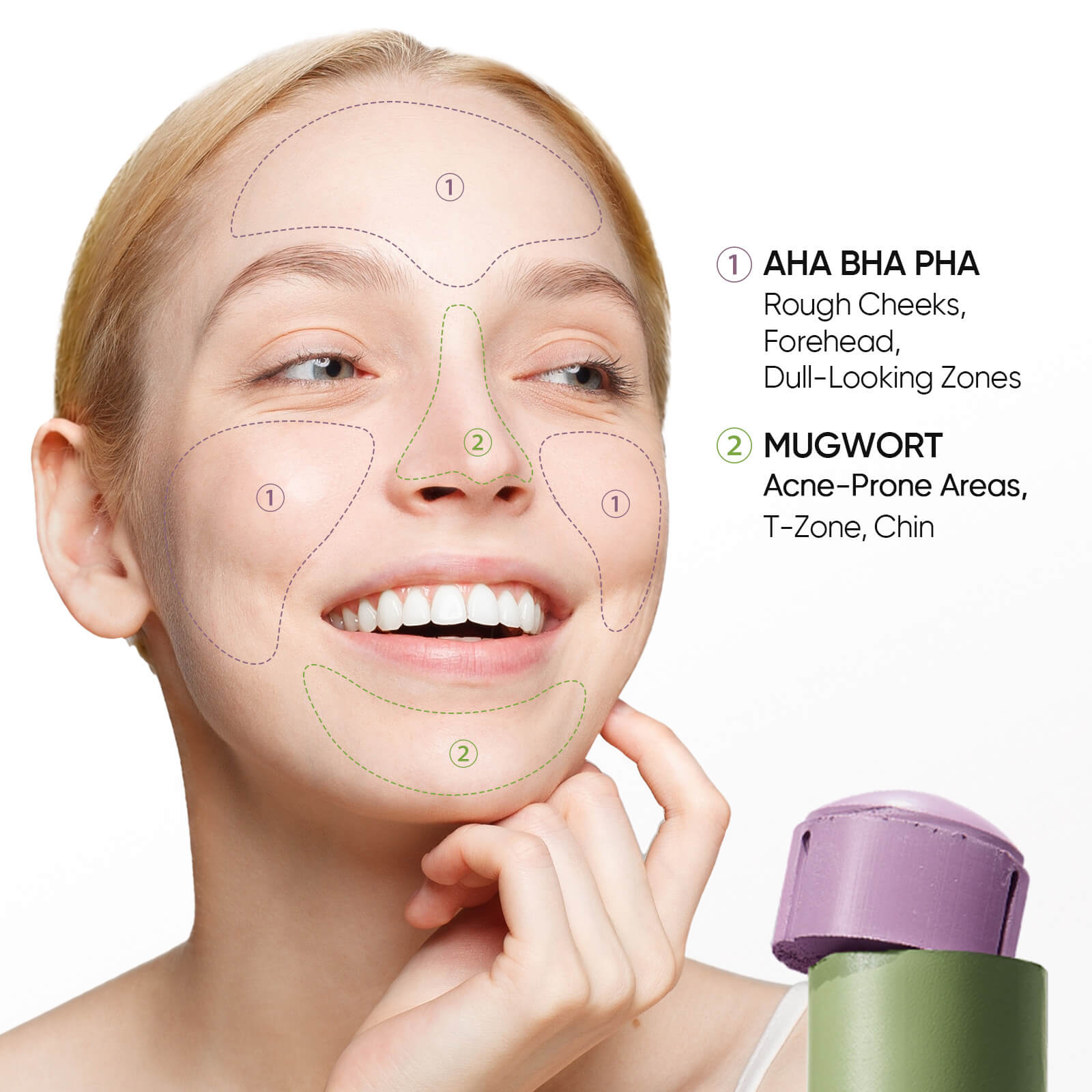 Clay Stick Duo Set for Pores, Oil, Texture & Glow