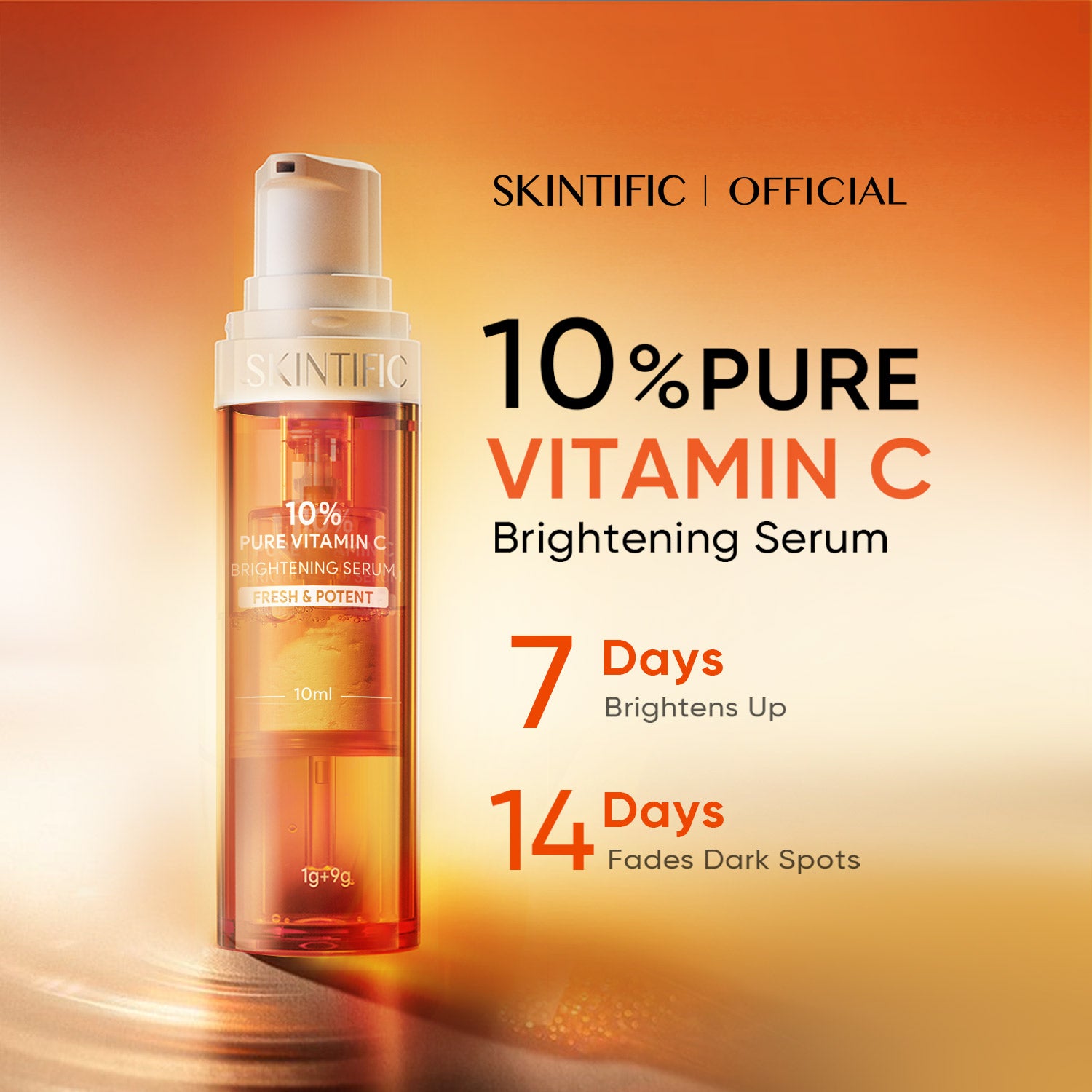 10% Pure Vitamin Aufhellendes Fresh Serum