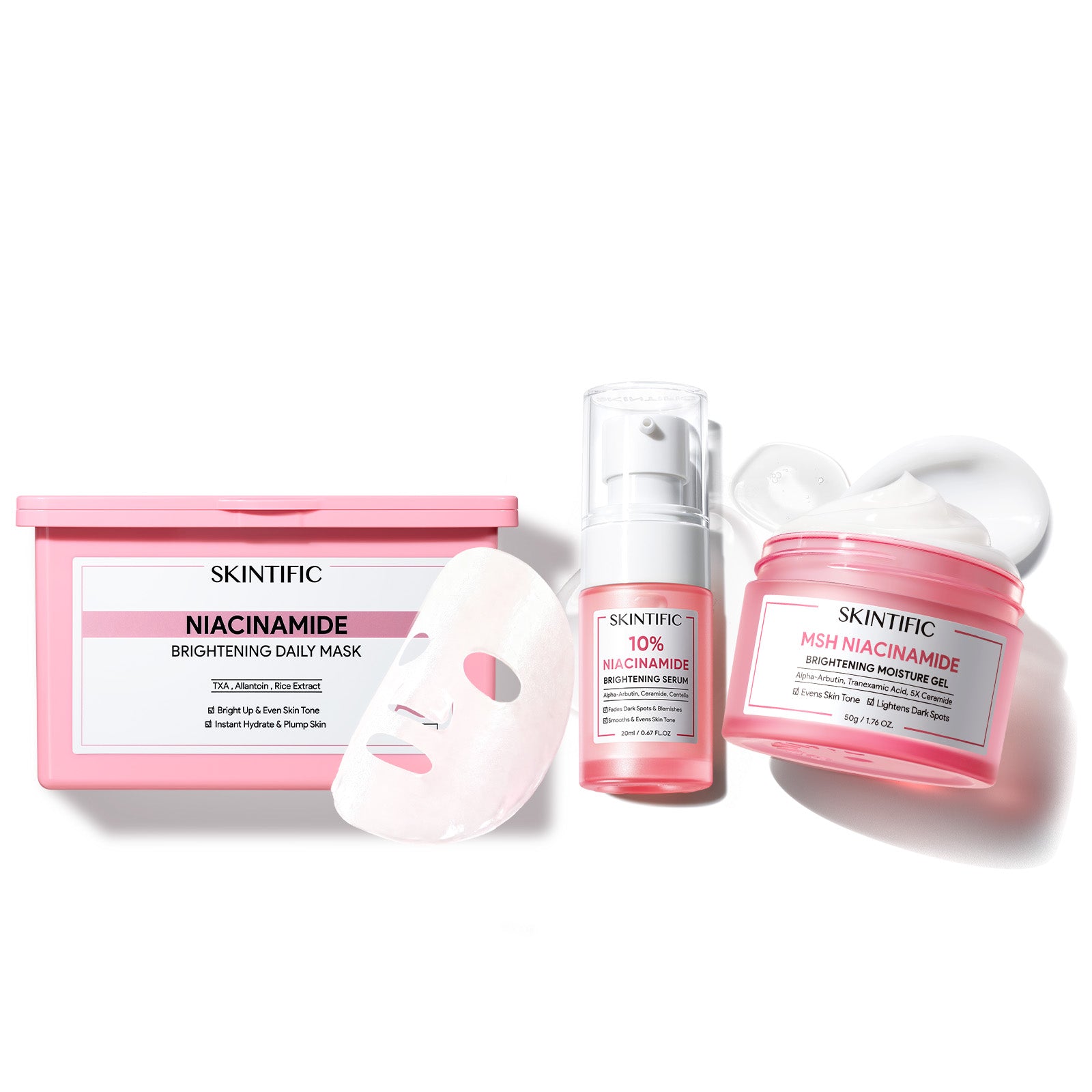 Coffret Niacinamide Glow Reset et Soin Éclat 3 pièces