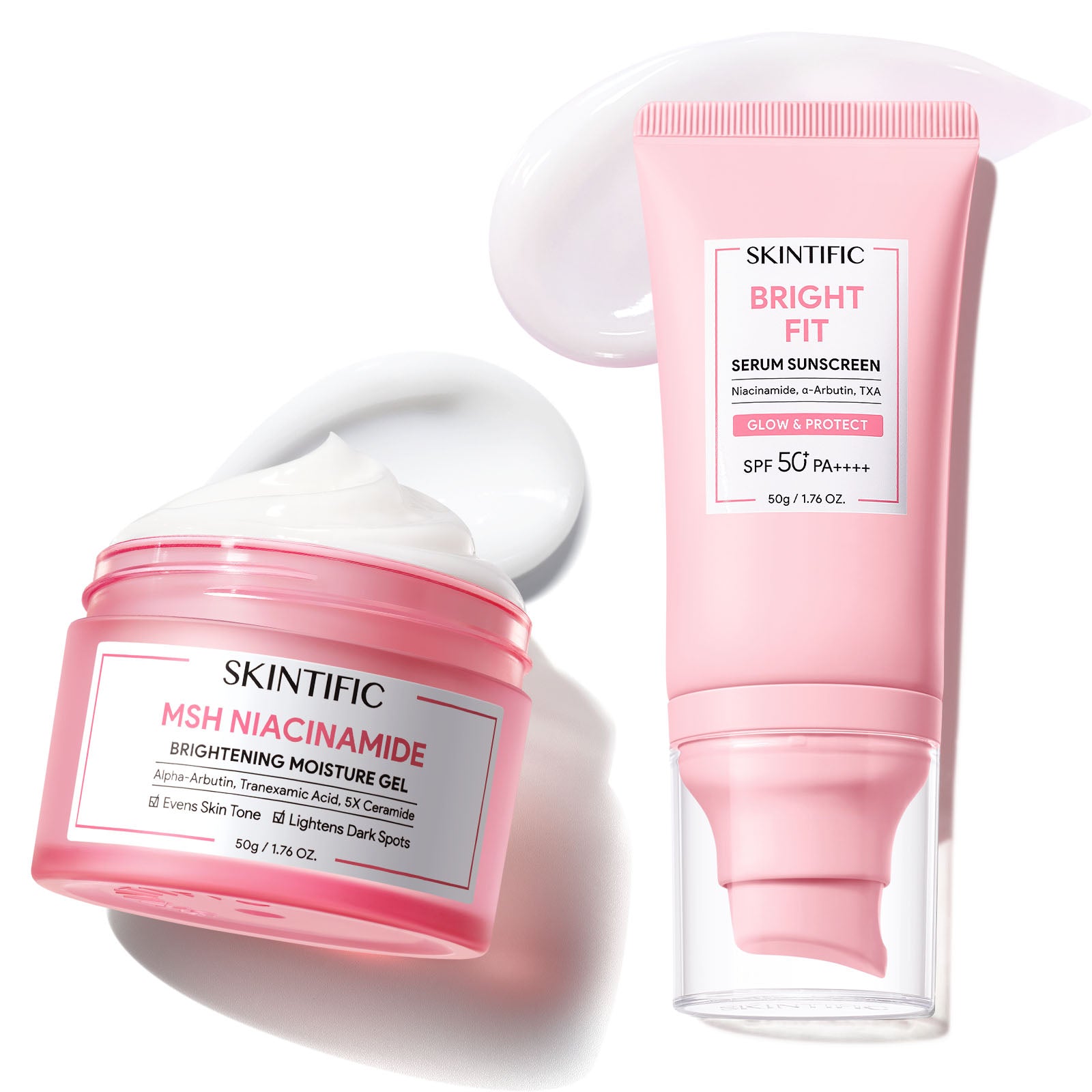 Niacinamide Brightening Serum, Moisture & SPF Set