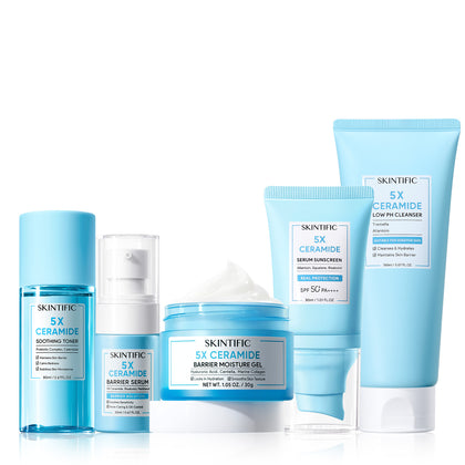 5X Ceramide Komplette Hautbarriere-Reparatur-Set