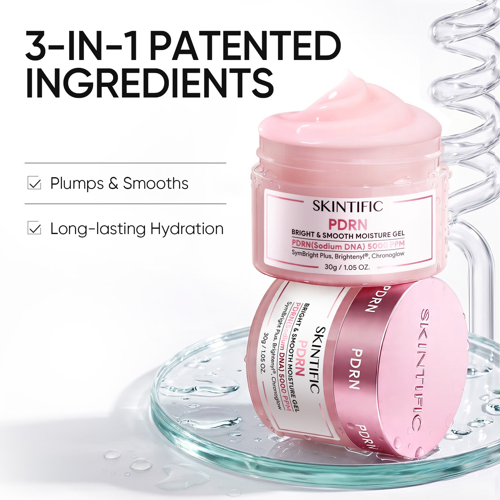PDRN Brightening Tone & Texture Glass Skin Routine Set