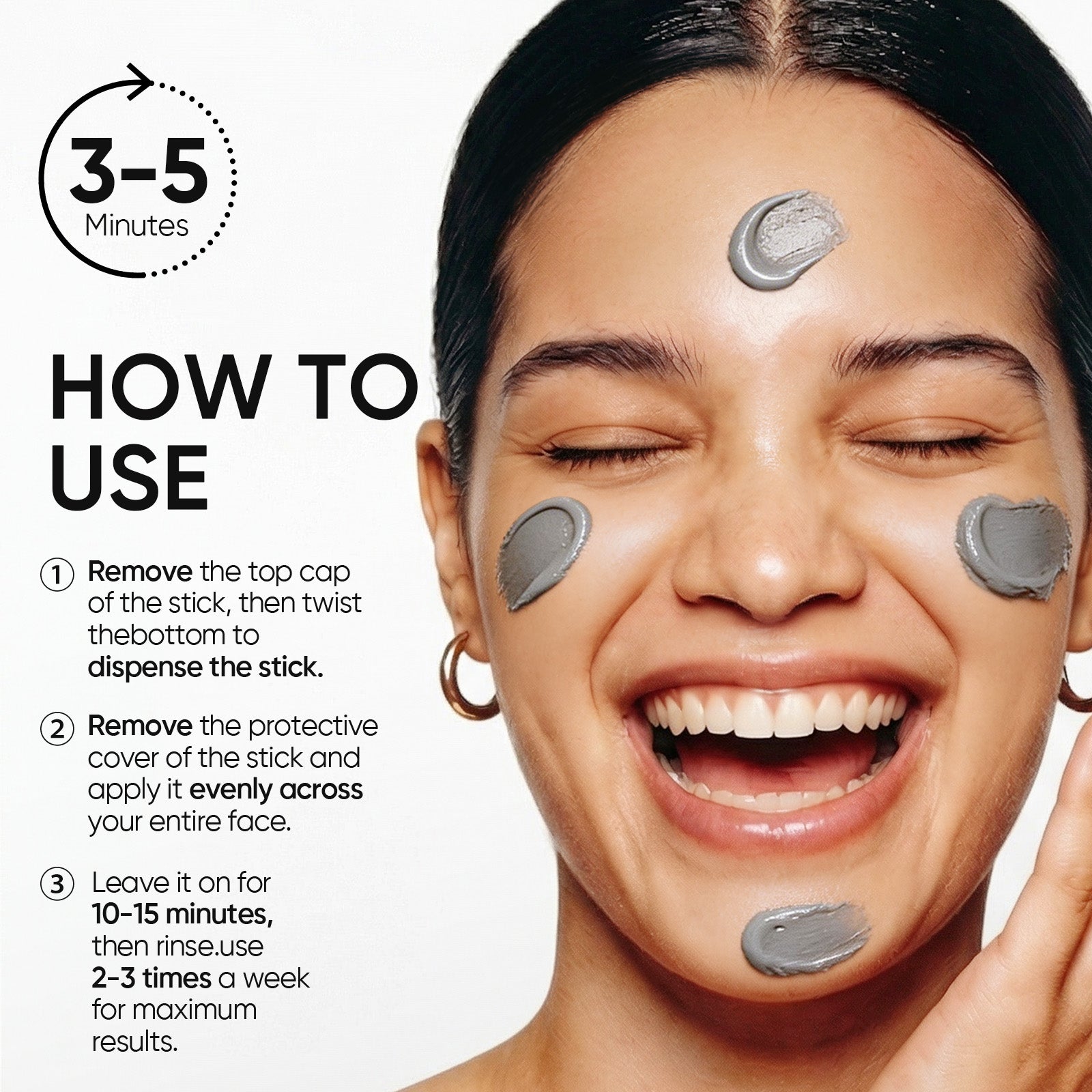 Alaska Volcano Blackhead Cleansing Mask Stick