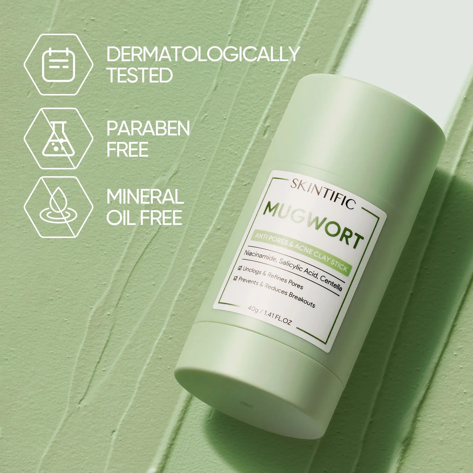 Mugwort Anti Pores & Acne Clay Mask Stick