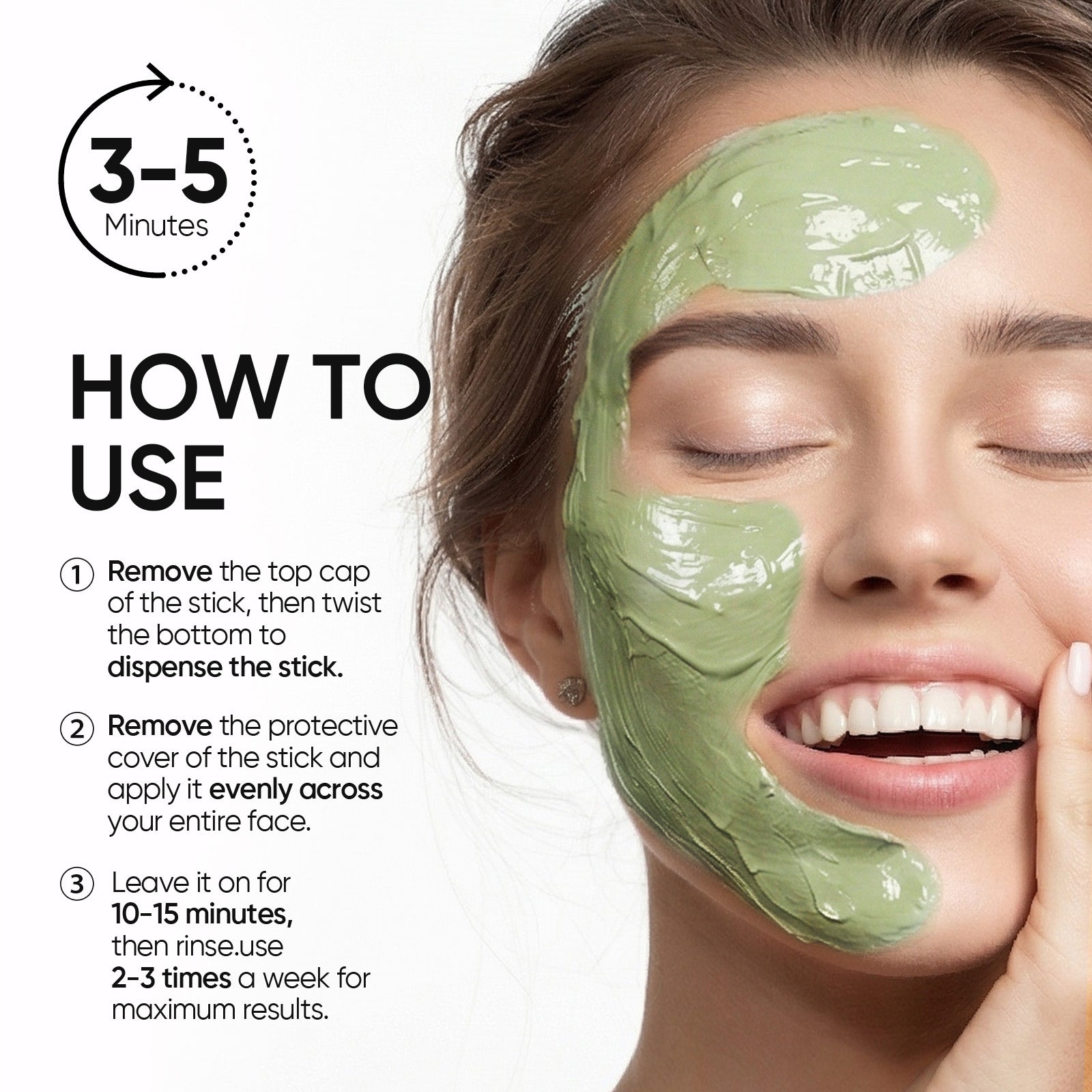 Mugwort Anti Pores & Acne Clay Mask Stick