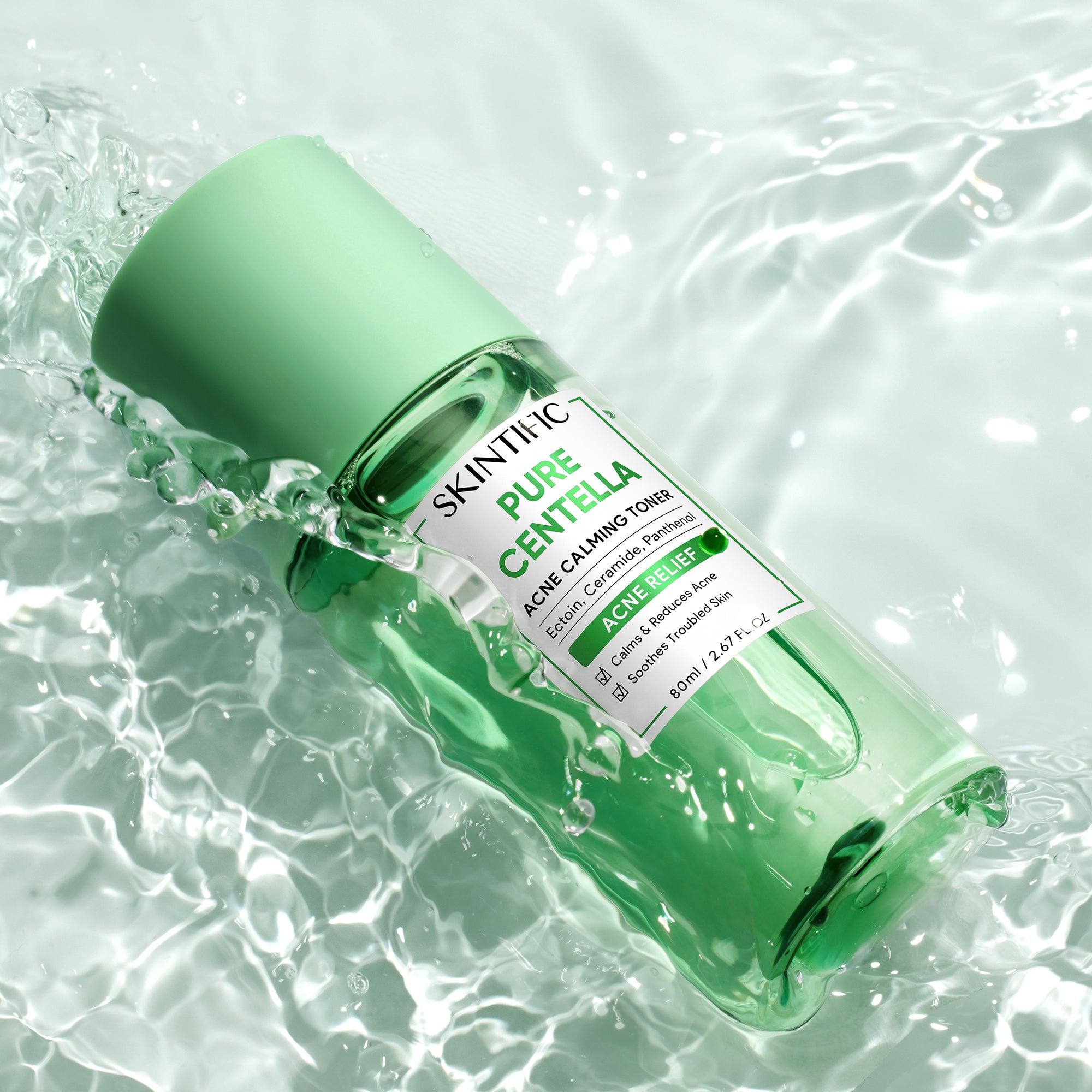 Pure Centella Acne Calming Toner 80ml for Sensitive & Acne-Prone Skin