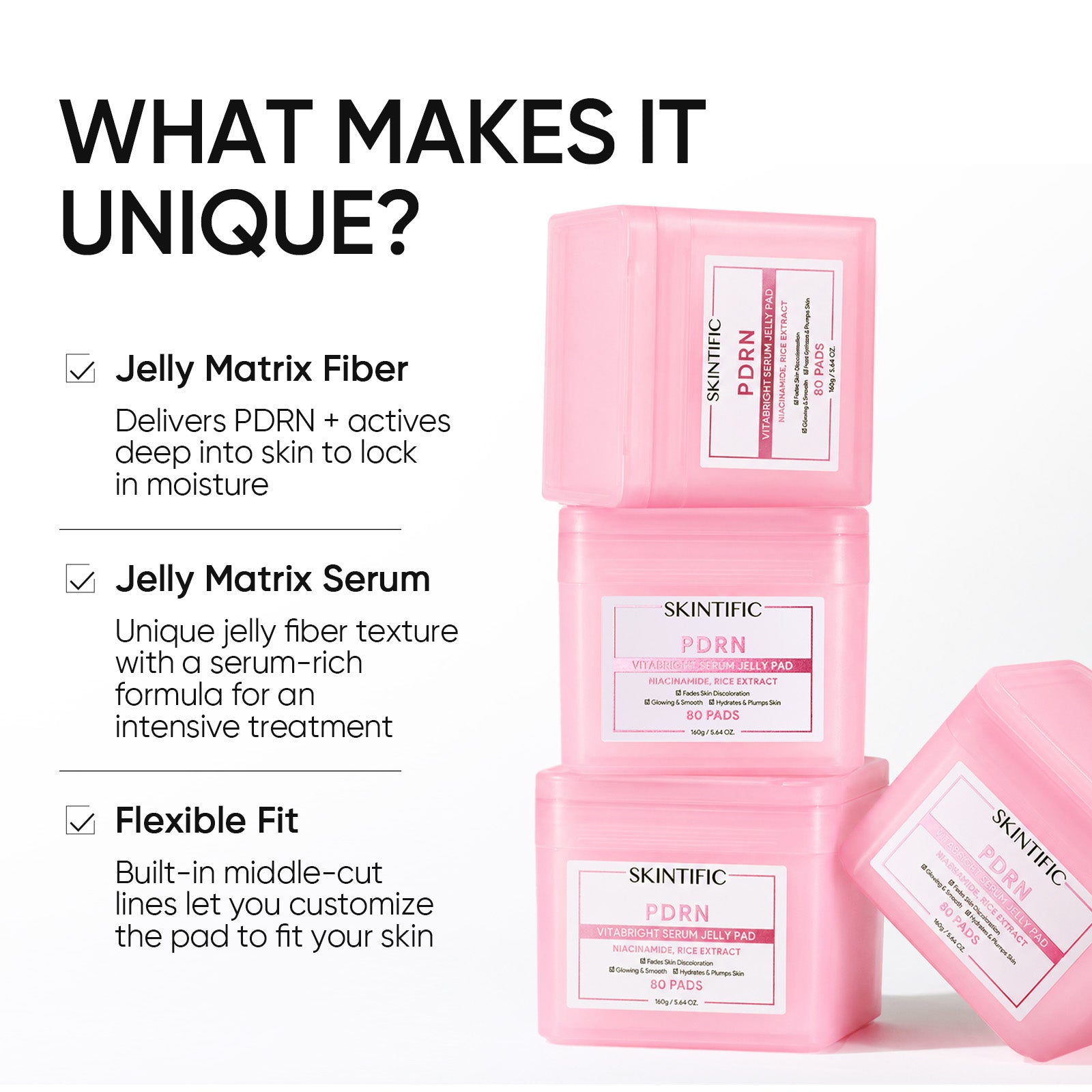 PDRN Vitabright Serum Jelly Pad (80 Pads)