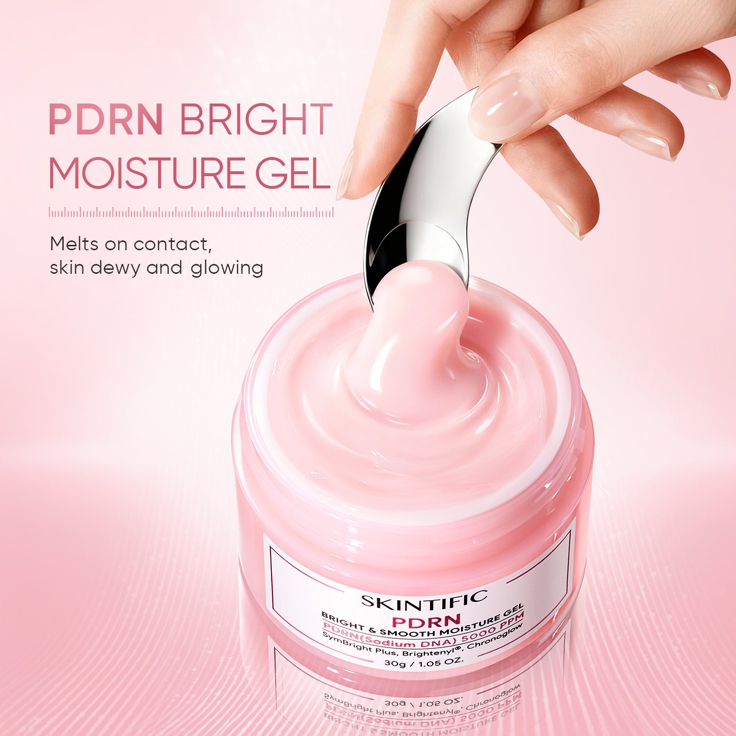 PDRN Bright & Smooth Moisture Gel Cream Moisturizer