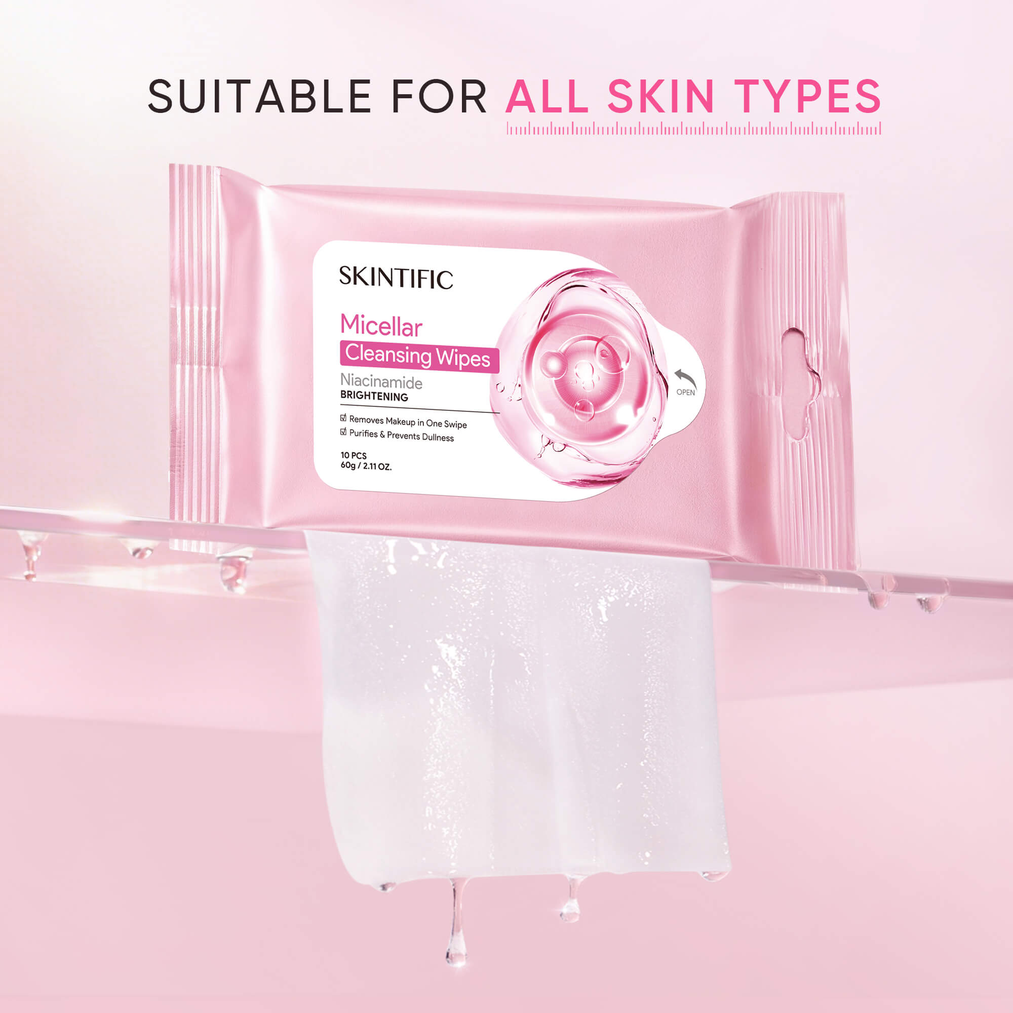 Niacinamide Brightening Cleansing Wipes