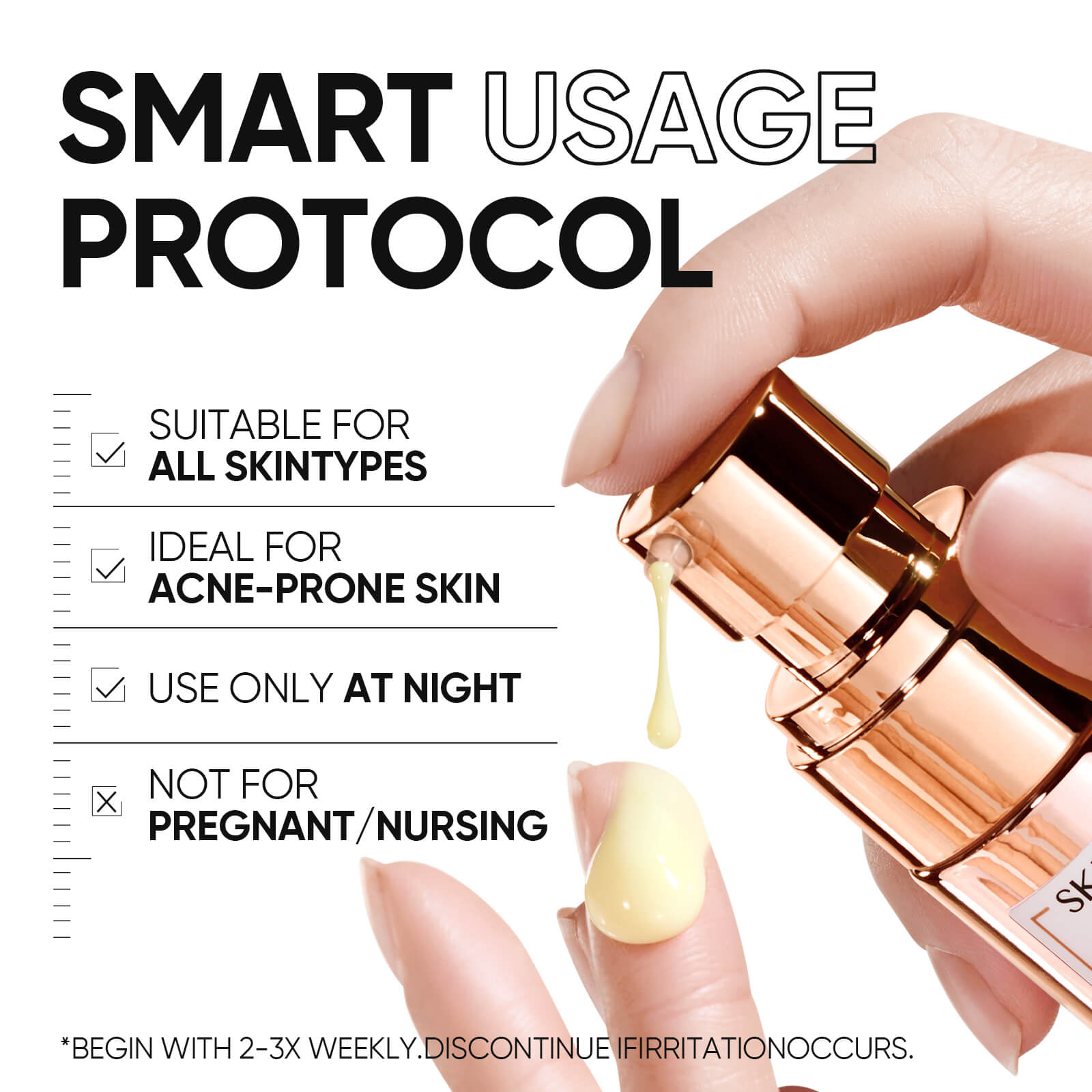 Retinol Serum Skin Renewal Anti-Aging Night Serum