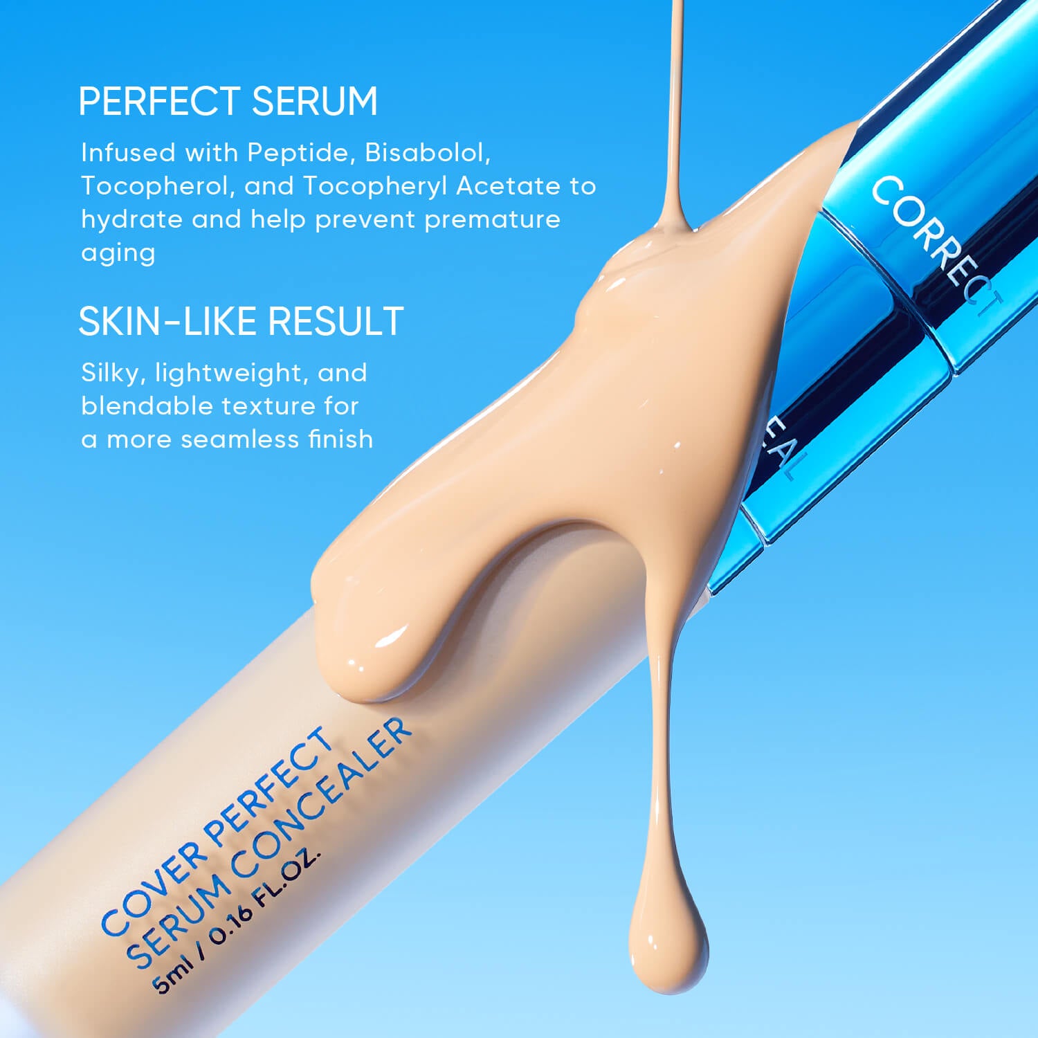 Cover Perfect Serum Concealer Long Lasting High Coverage Concealer