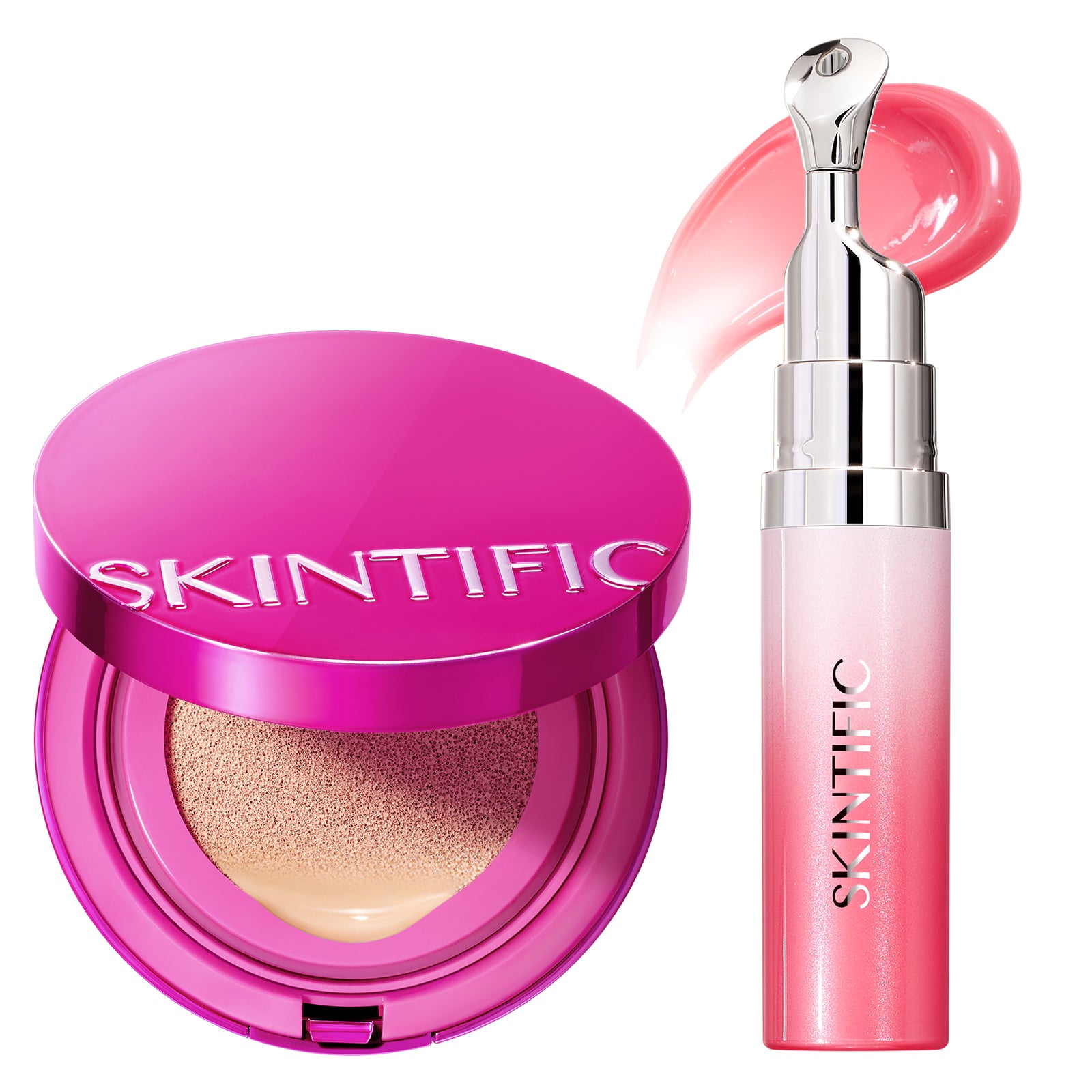 Glow Cushion & Peptide Lip Serum Set 2pcs