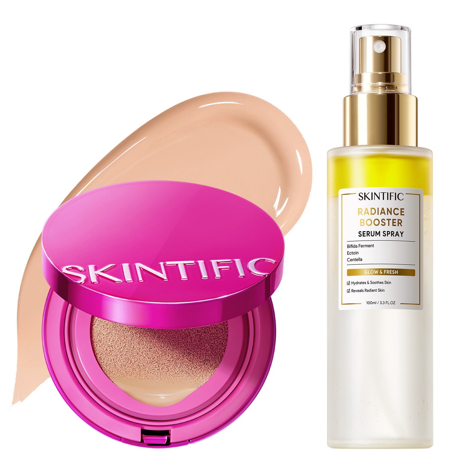 Glow Cushion & Serum Spray Set 2pcs