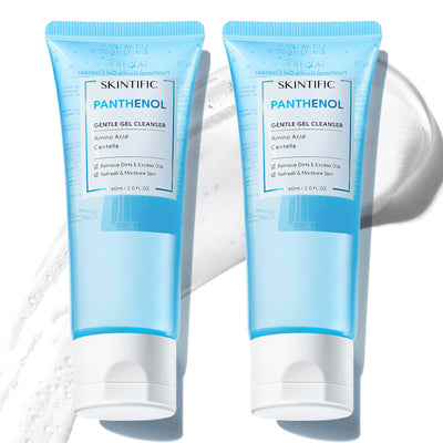 Panthenol Sanftes Gel-Reinigungsmittel Beruhigende Gesichtsreinigung