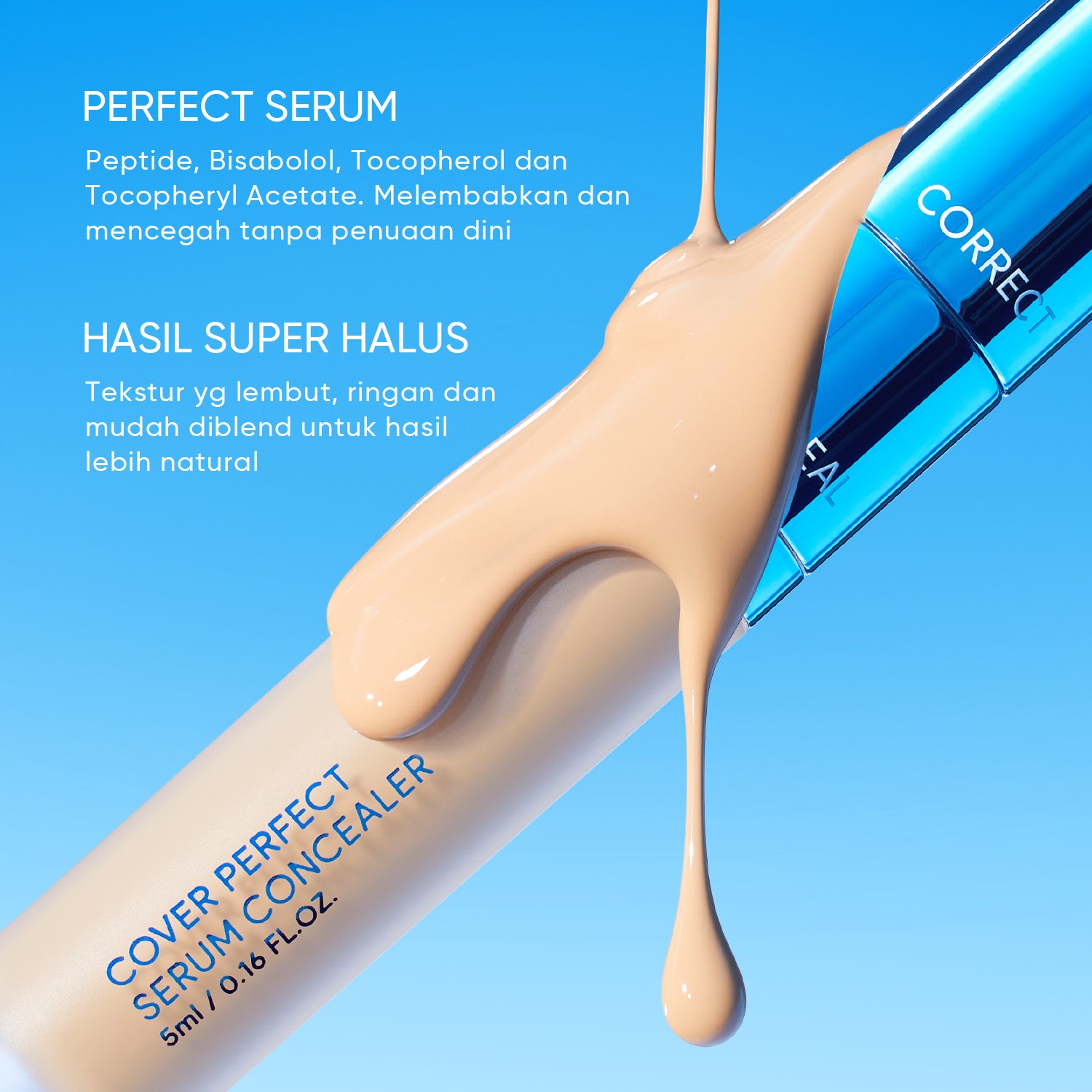Cover Perfect Serum Concealer Long Lasting High Coverage Concealer