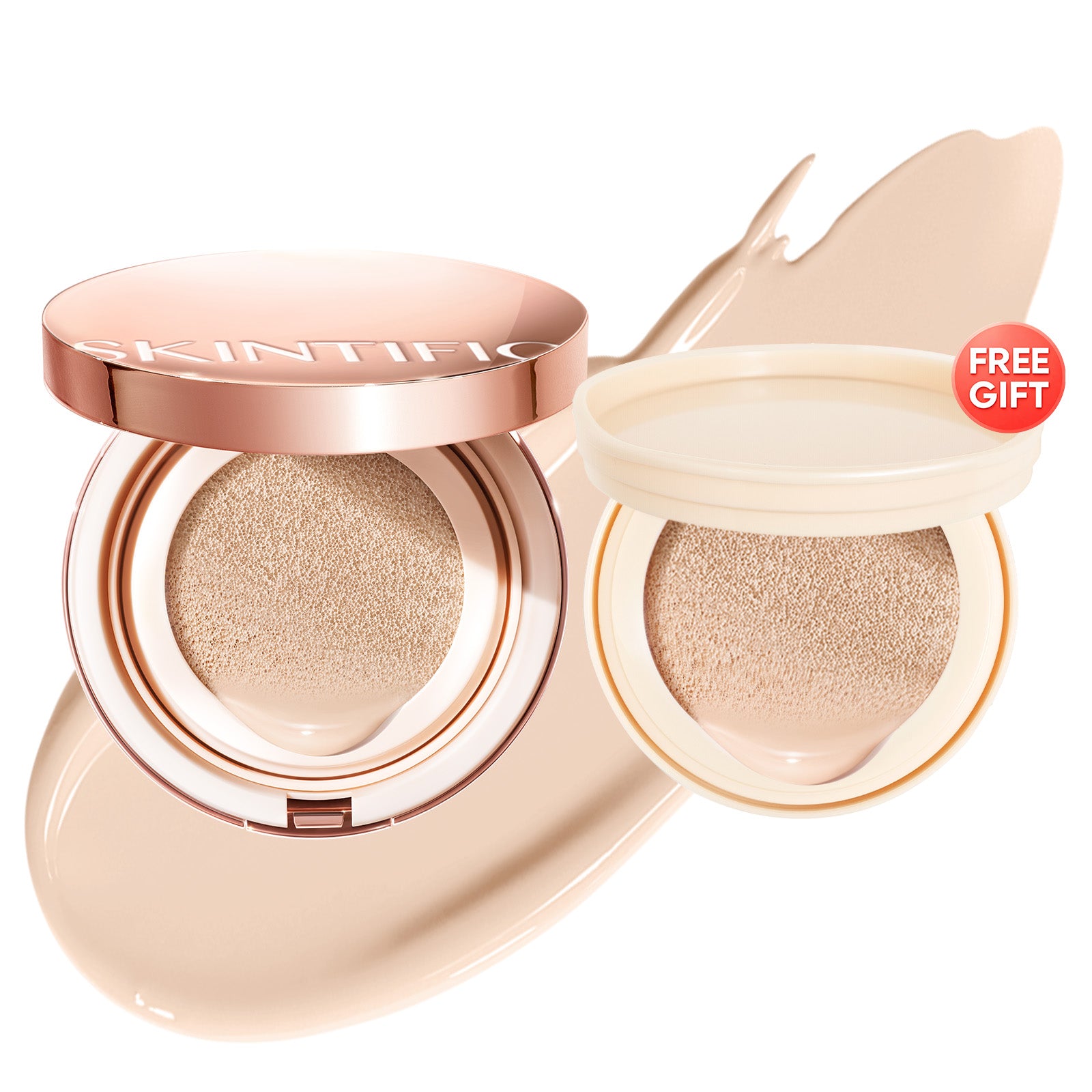 SKINTIFIC POLCASAN クッションファンデ SKINTIFIC Cover All Perfect Cushion 12-Hour Long-Lasting Full Coverage