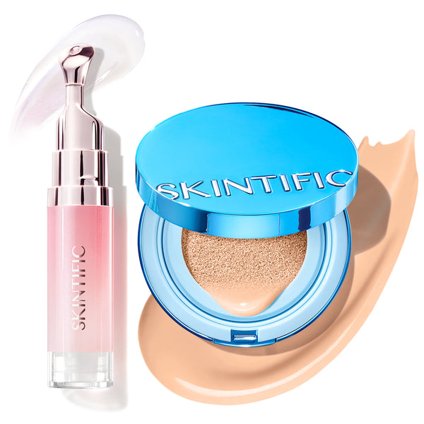 Velvet Matte Cushion & Brightening Lip Serum 2pcs Set