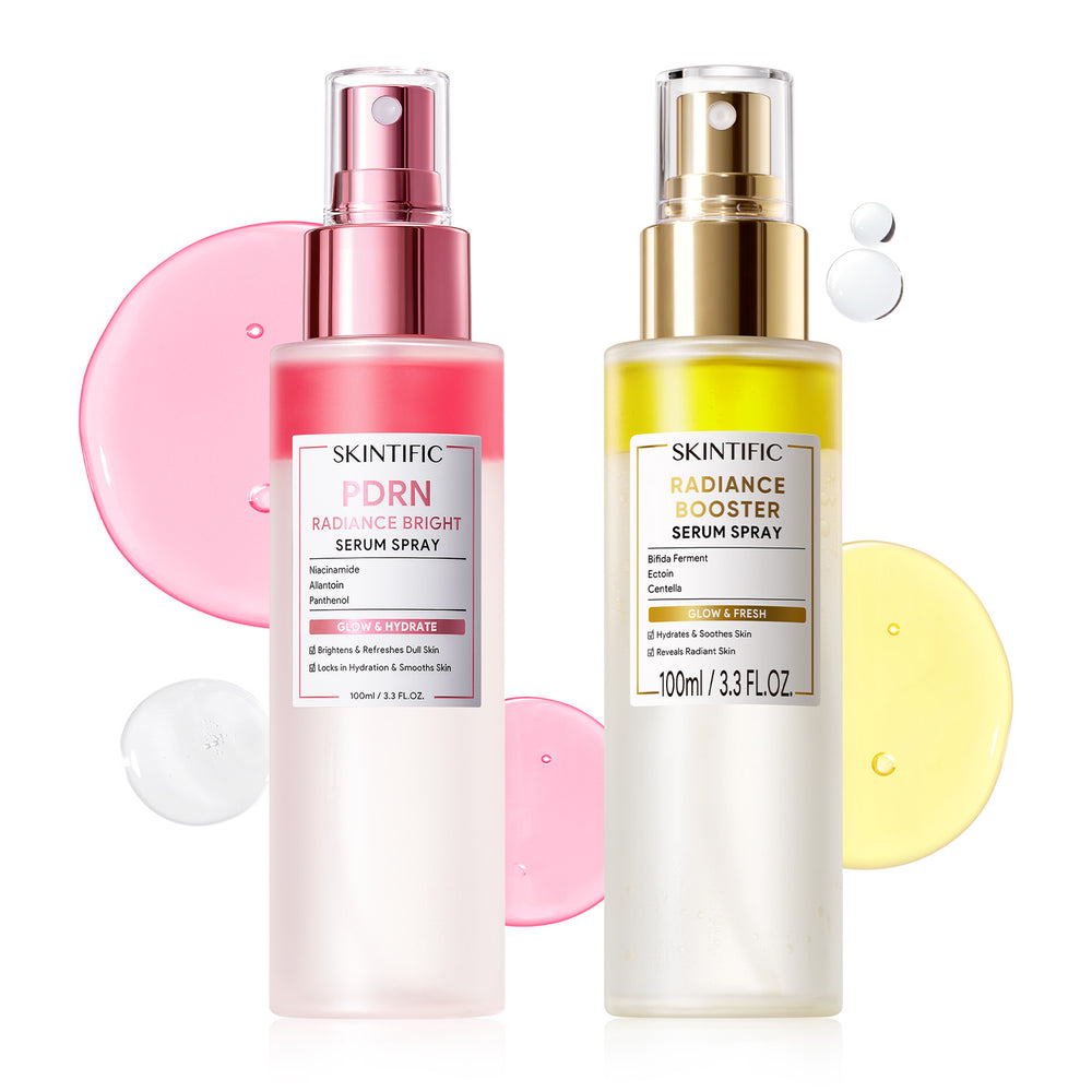 Set de brumas en spray con sérum iluminador e hidratante de PDRN