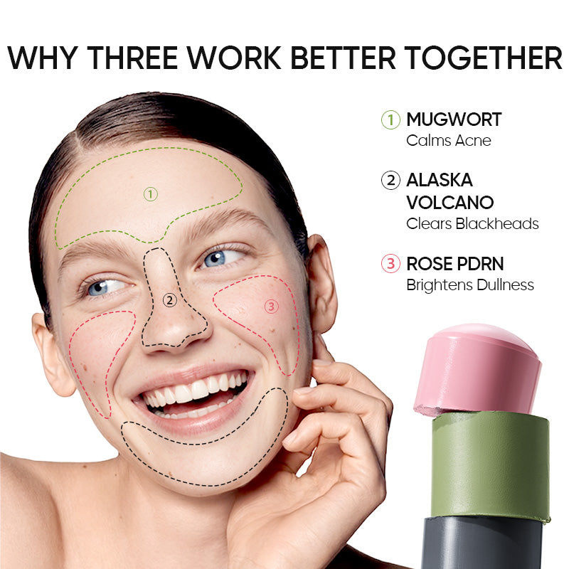 Pore ​​Perfect Clay Stick Mask Set 3-teilig