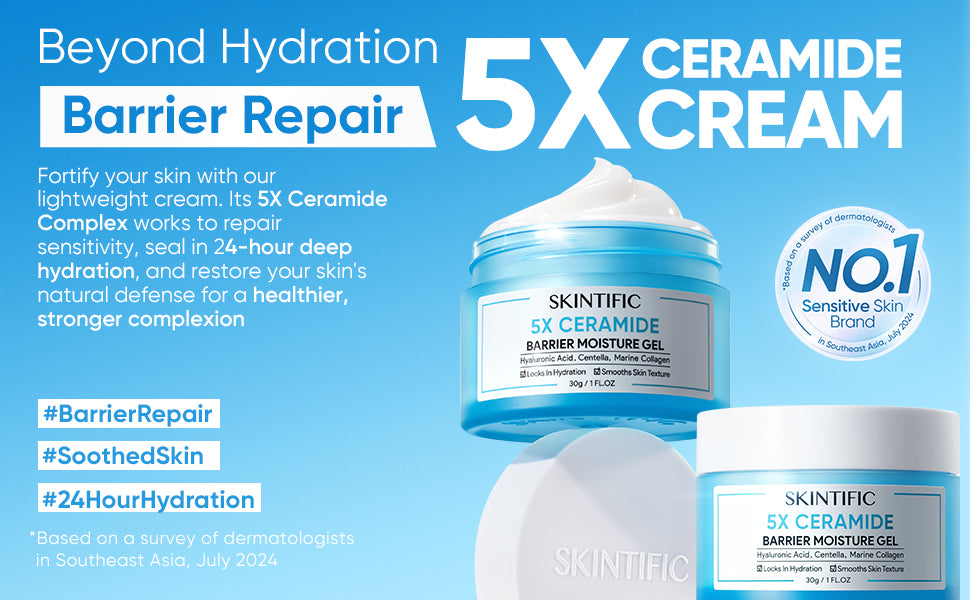 SKINTIFIC 5X Ceramide Barrier Repair Moisture Gel - Soothing&Hydrating