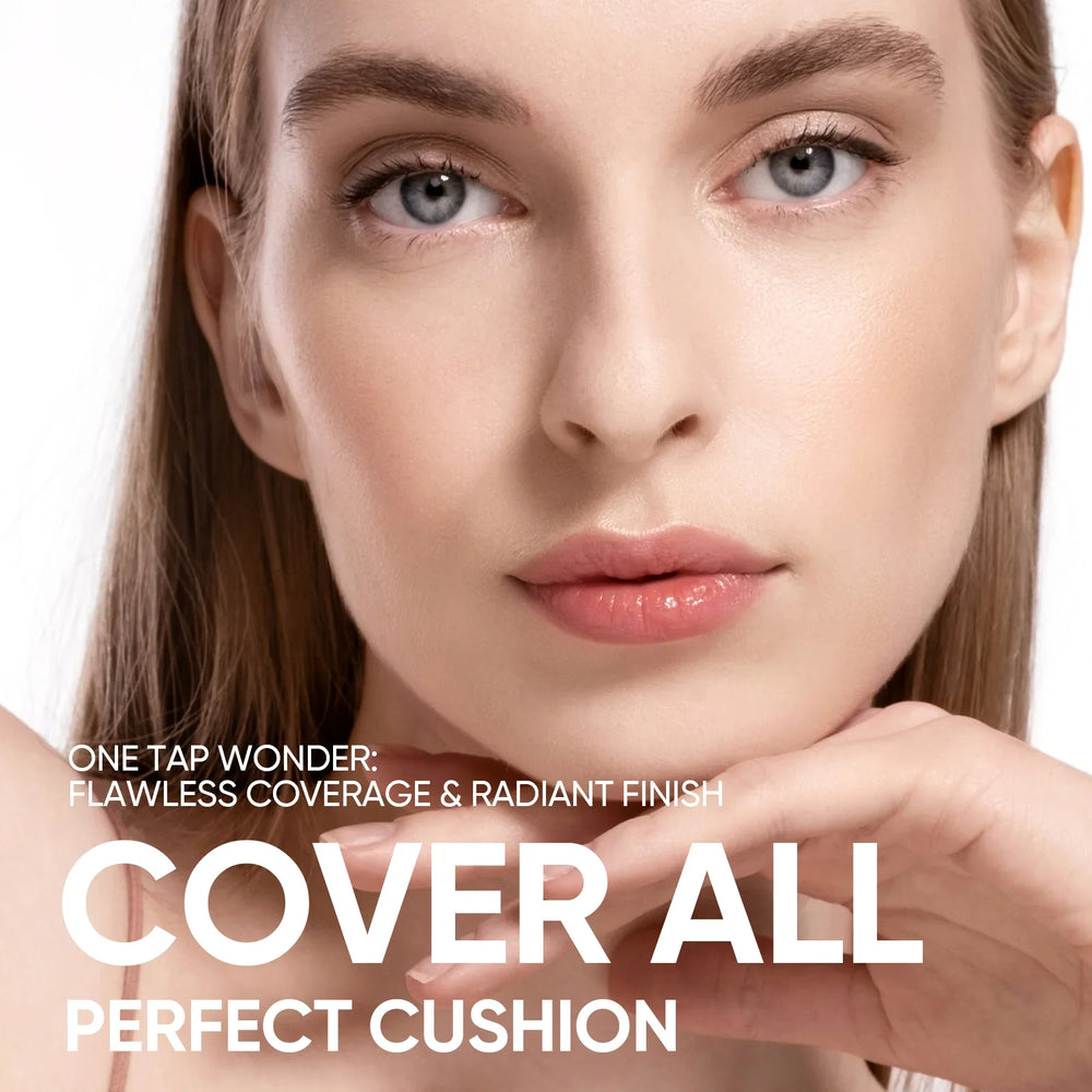 12 Stunden langanhaltendes Cover Cushion + Booster Serum Spray + Lippenserum