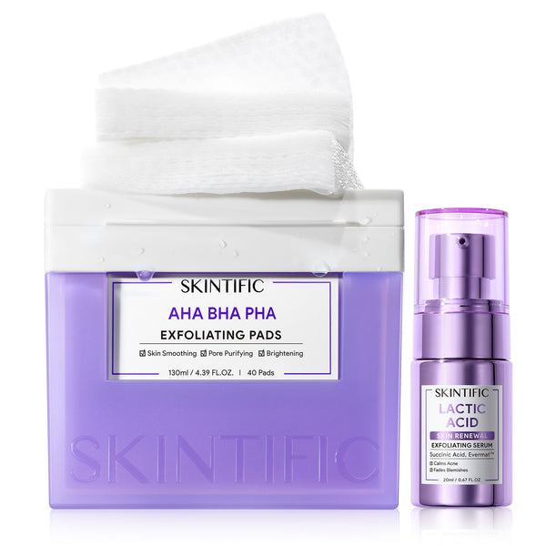 AHA BHA PHA Pads & Lactic Acid Serum Set
