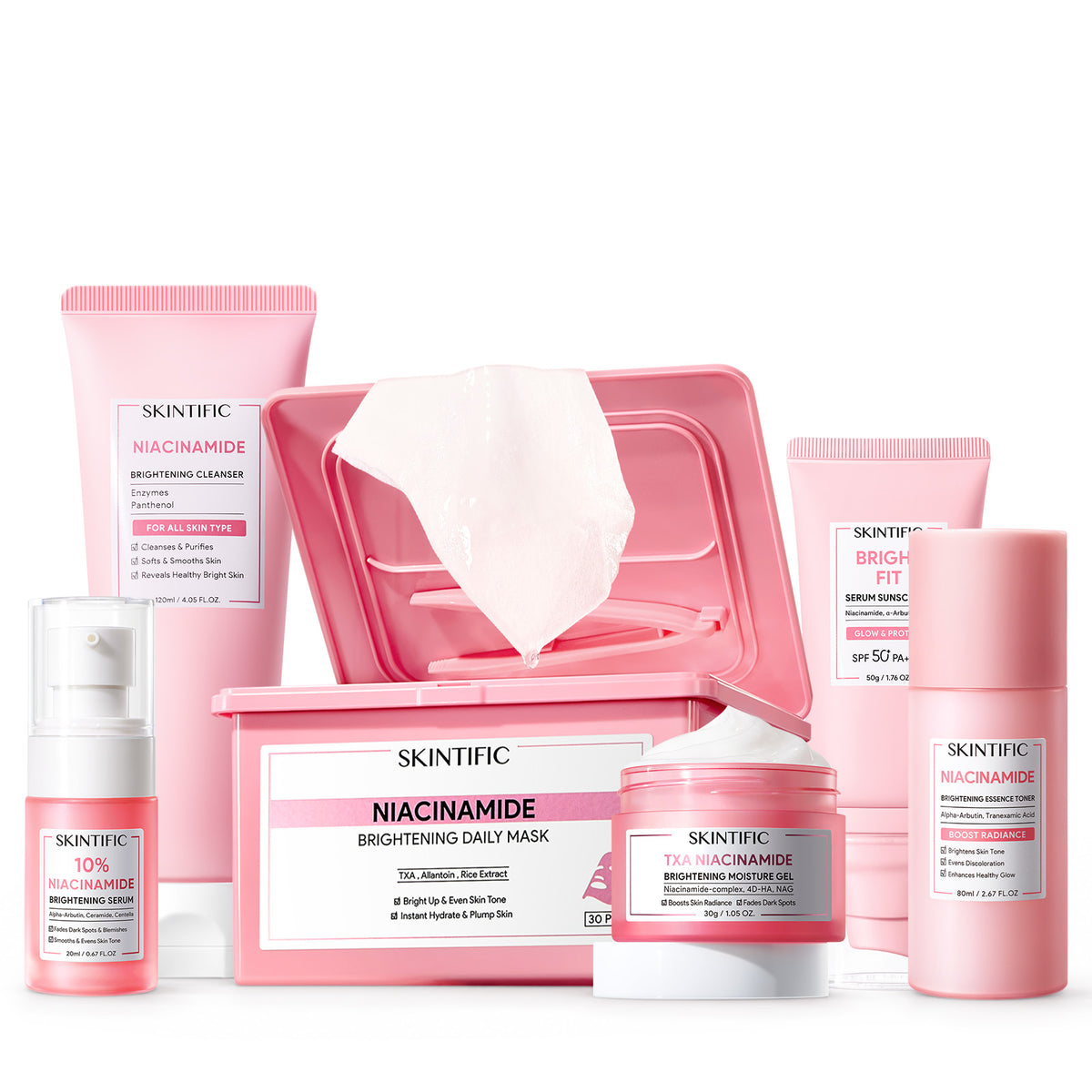 Full Brightening Routine Set for Clearer, Smoother, More Radiant Skin