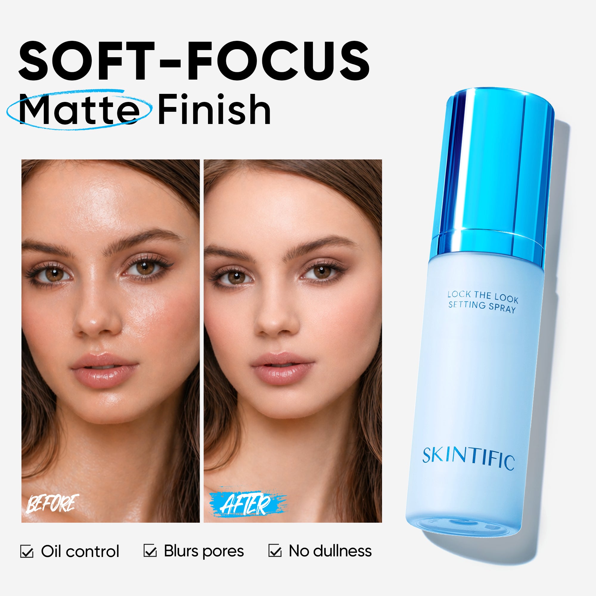 Lock The Look Setting Spray 16-Hour Long-Lasting Matte Finish