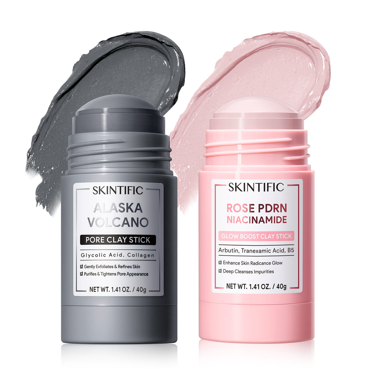 Blackhead Clearing & PDRN Glow Clay Mask Stick Set