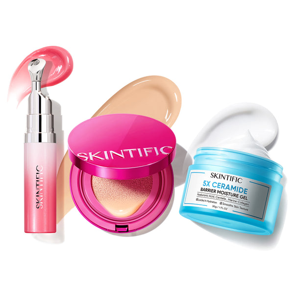 #Cushion Color_01 Vanilla#Lip Serum Color_01 Baby Pink