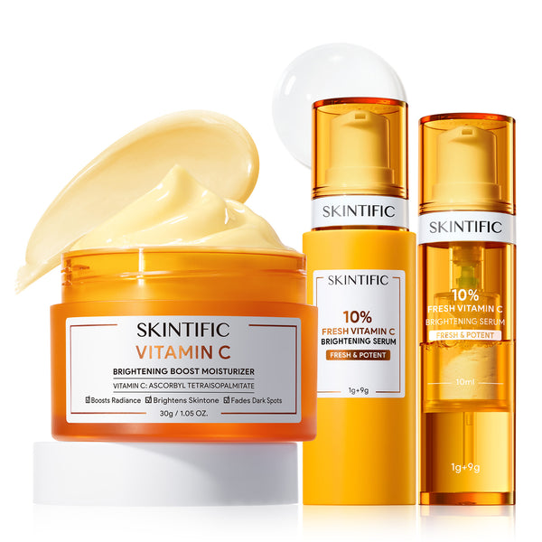 Vitamin C Brightening Serum & Moisturizer Set