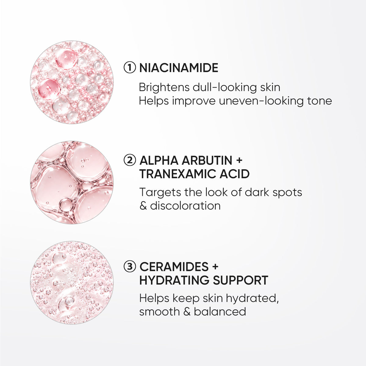Niacinamide Glow Reset & Aufhellende Pflegeset 3-teilig