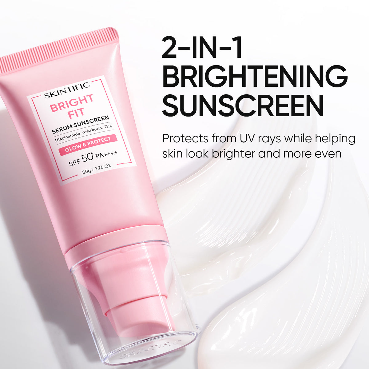 Niacinamide aufhellende Sonnencreme LSF50+ PA++++