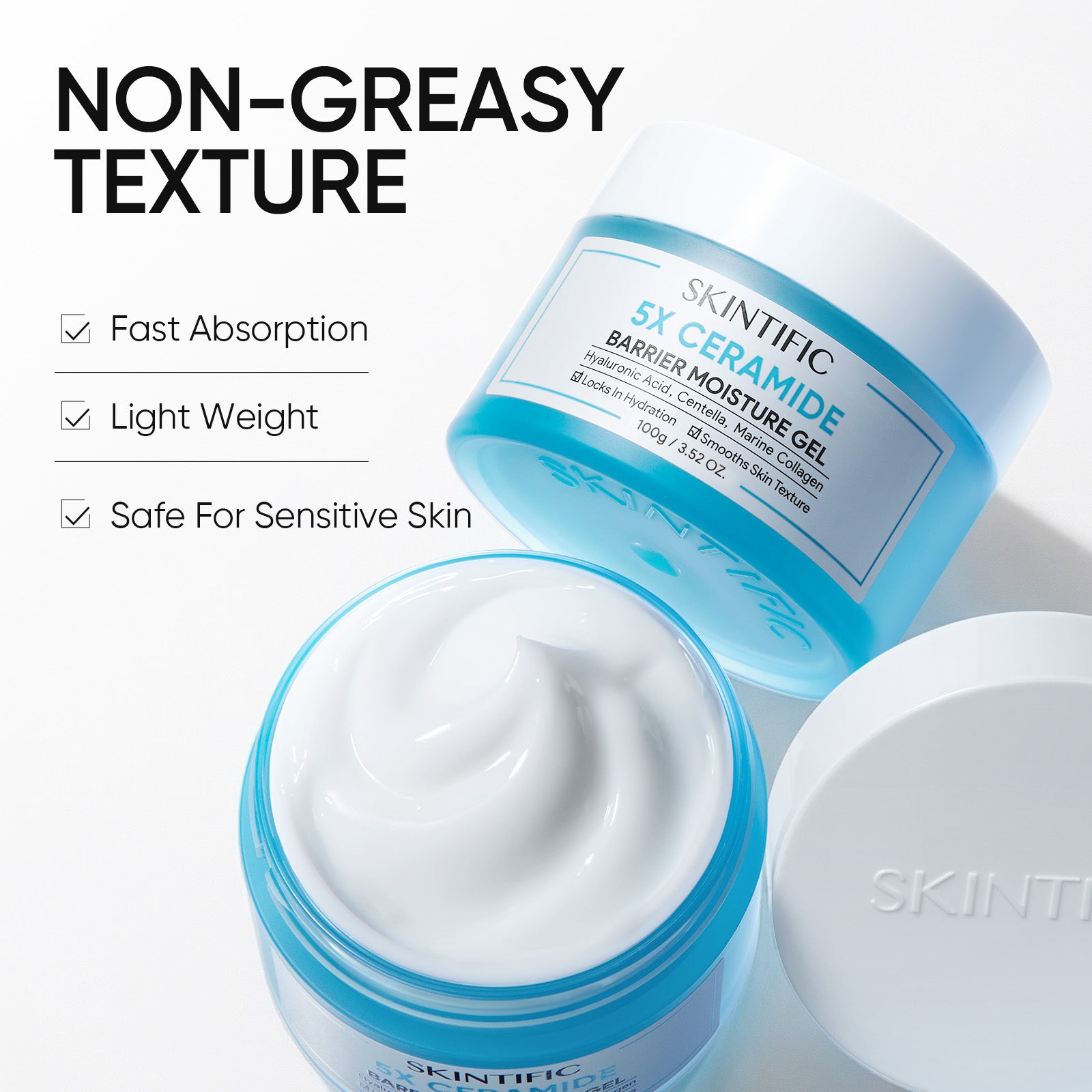 Gel Hidratante Reparador de la Barrera con 5X Ceramidas – Calmante