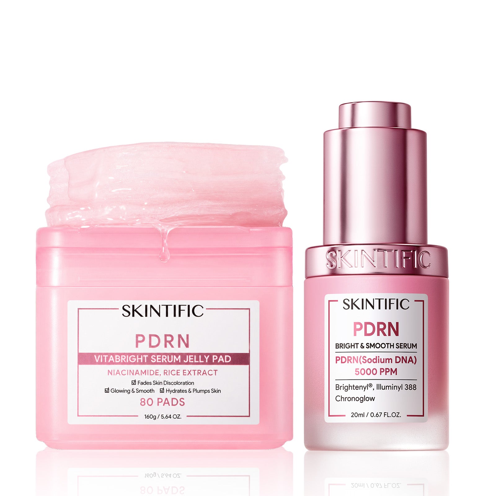 PDRN Brightening Tone & Texture Glass Skin Routine Set