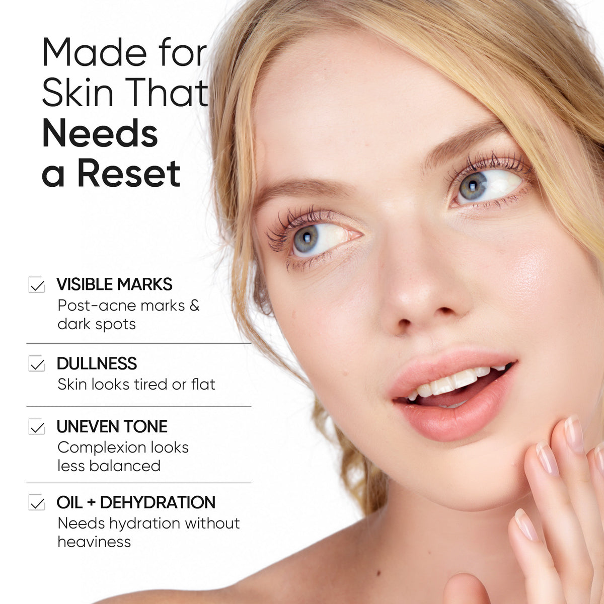Niacinamide Glow Reset & Aufhellende Pflegeset 3-teilig