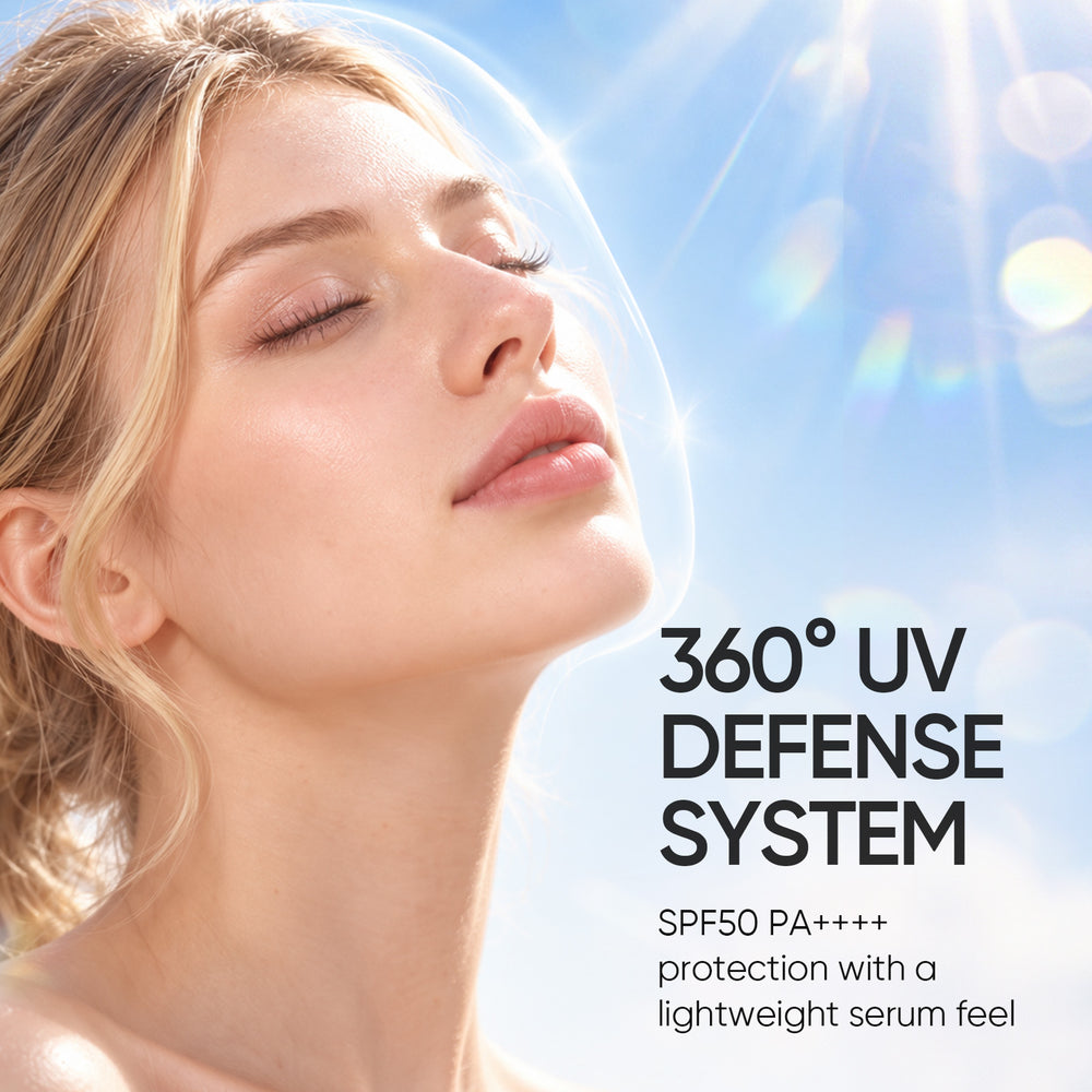 Protector solar iluminador con niacinamida SPF50+ PA++++