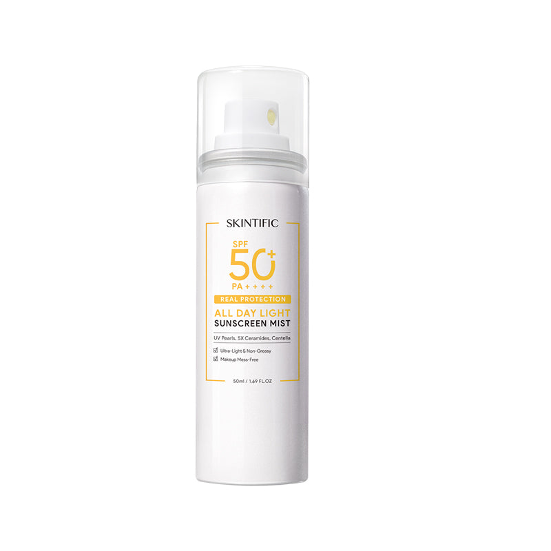 SKINTIFIC All Day Light Sunscreen Mist SPF50 PA++++ Sunscreen 120ML