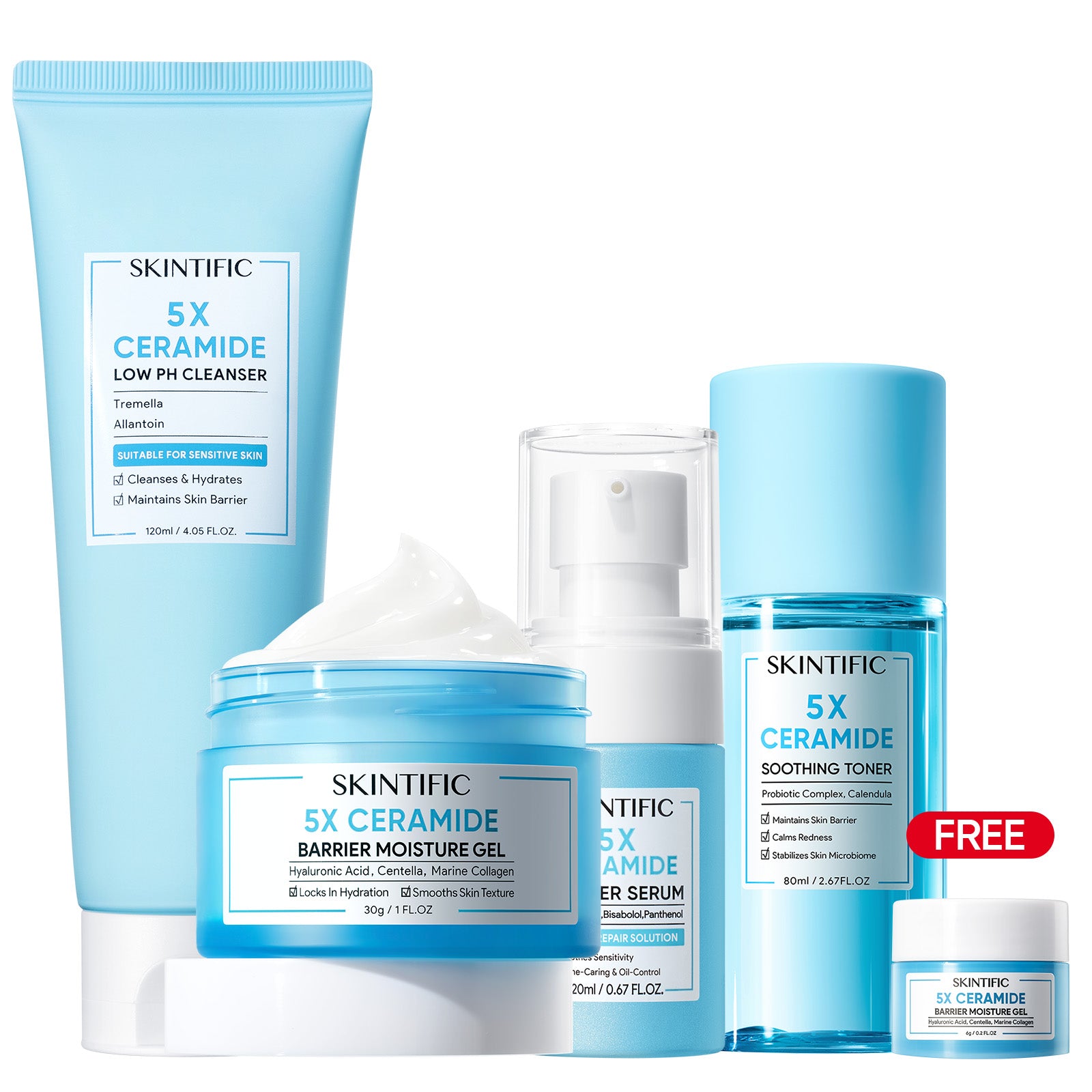 5x Ceramid-Barriere-Reparaturset (4 Stück)