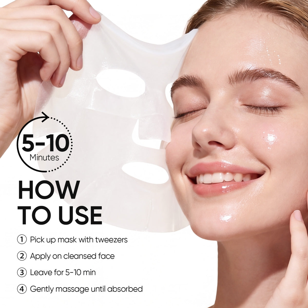 Niacinamide Brightening Daily Quick Mask Sheet Mask for Dark Spots & Glow