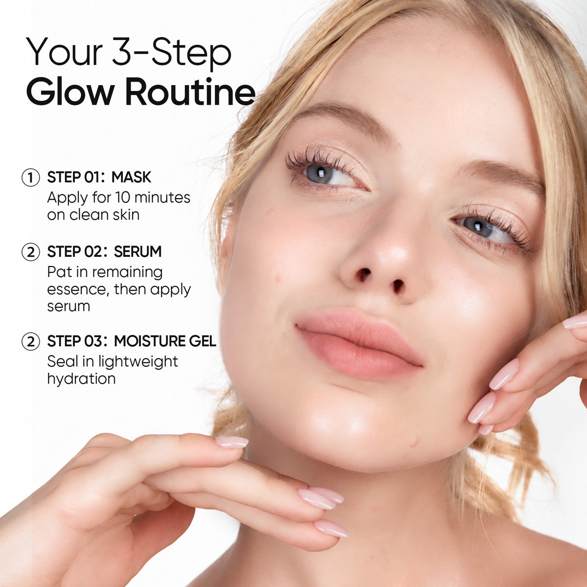 Niacinamide Glow Reset & Aufhellende Pflegeset 3-teilig