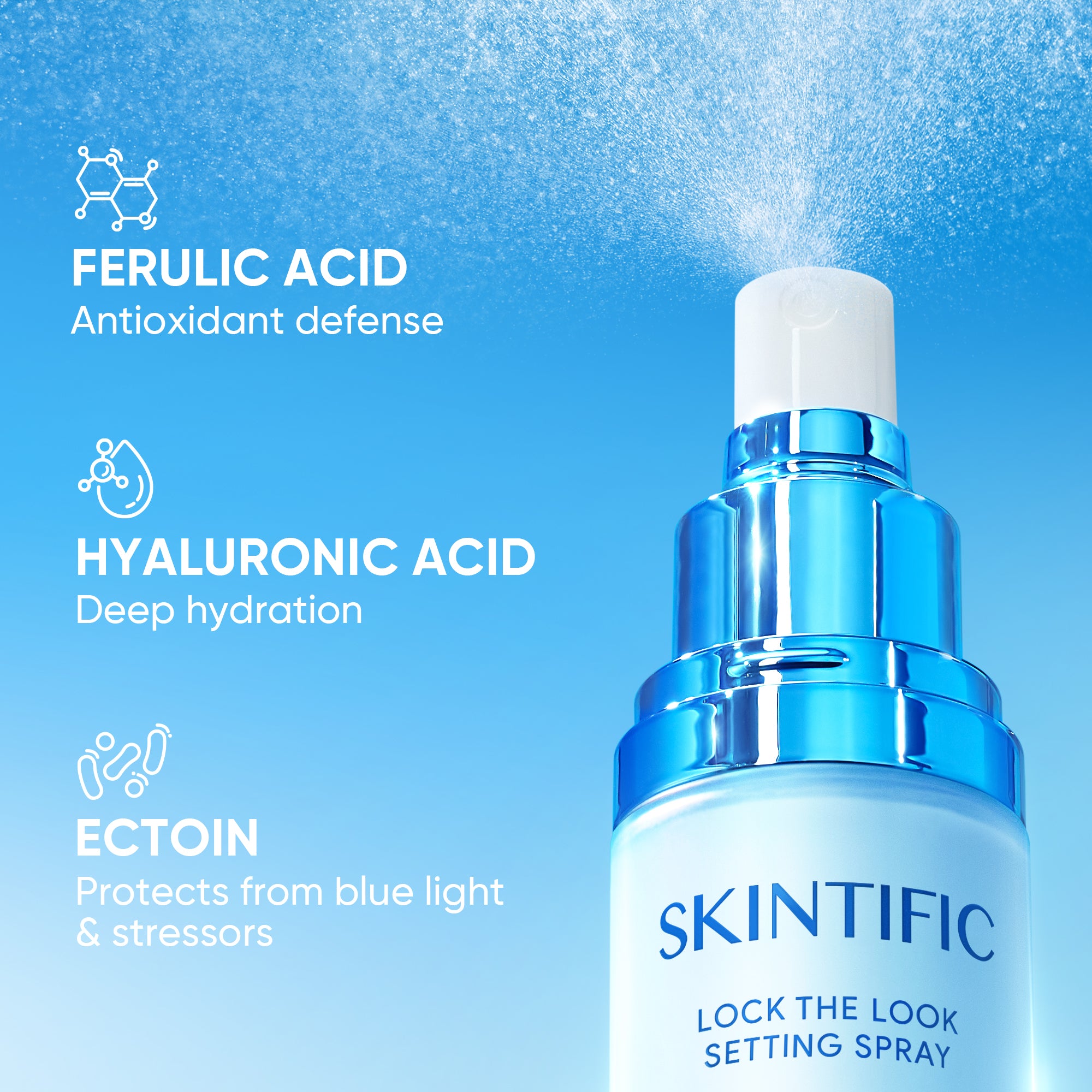 Lock The Look Setting Spray 16-Hour Long-Lasting Matte Finish