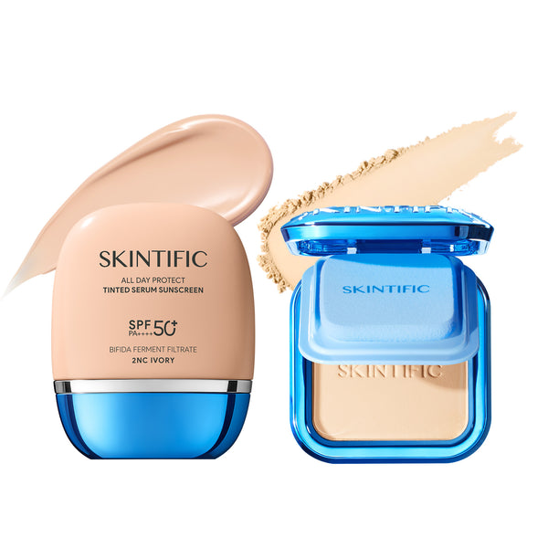 Powder Foundation + Tinted Sunscreen SPF 50+ Set