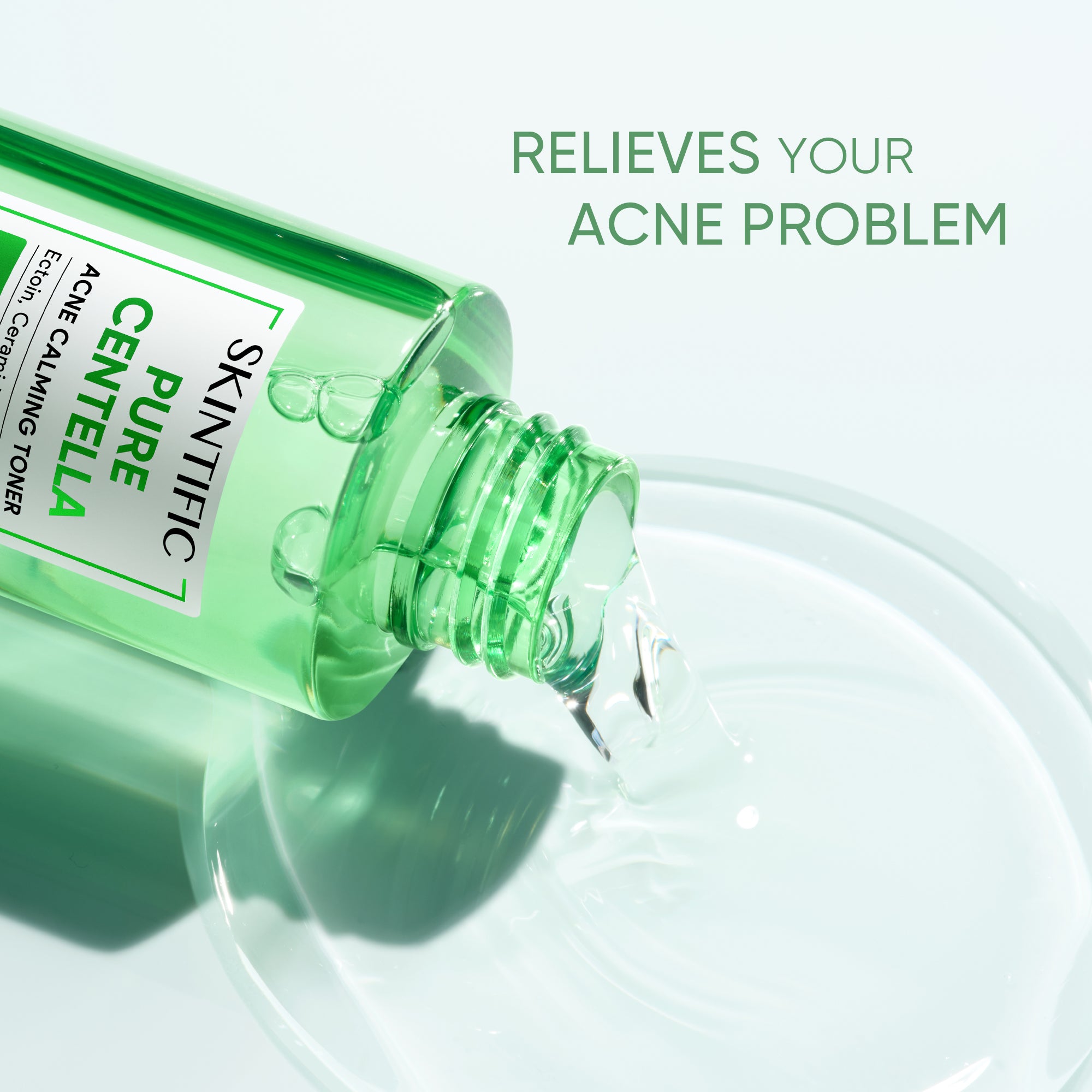 Pure Centella Acne Calming Toner 80ml for Sensitive & Acne-Prone Skin