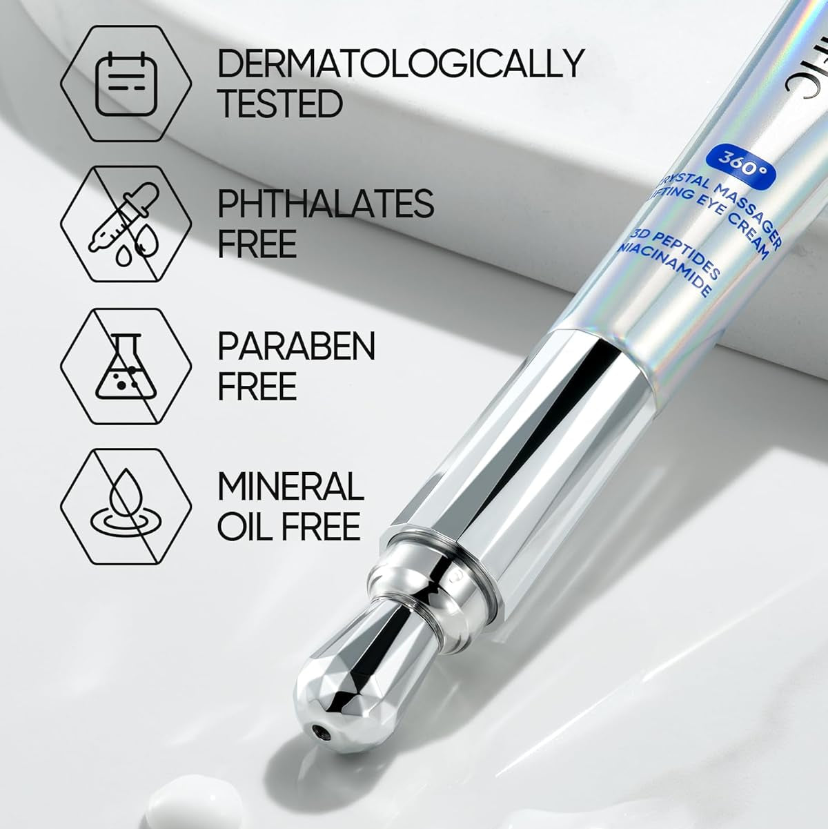 360° Crystal Massager Lifting Eye Cream