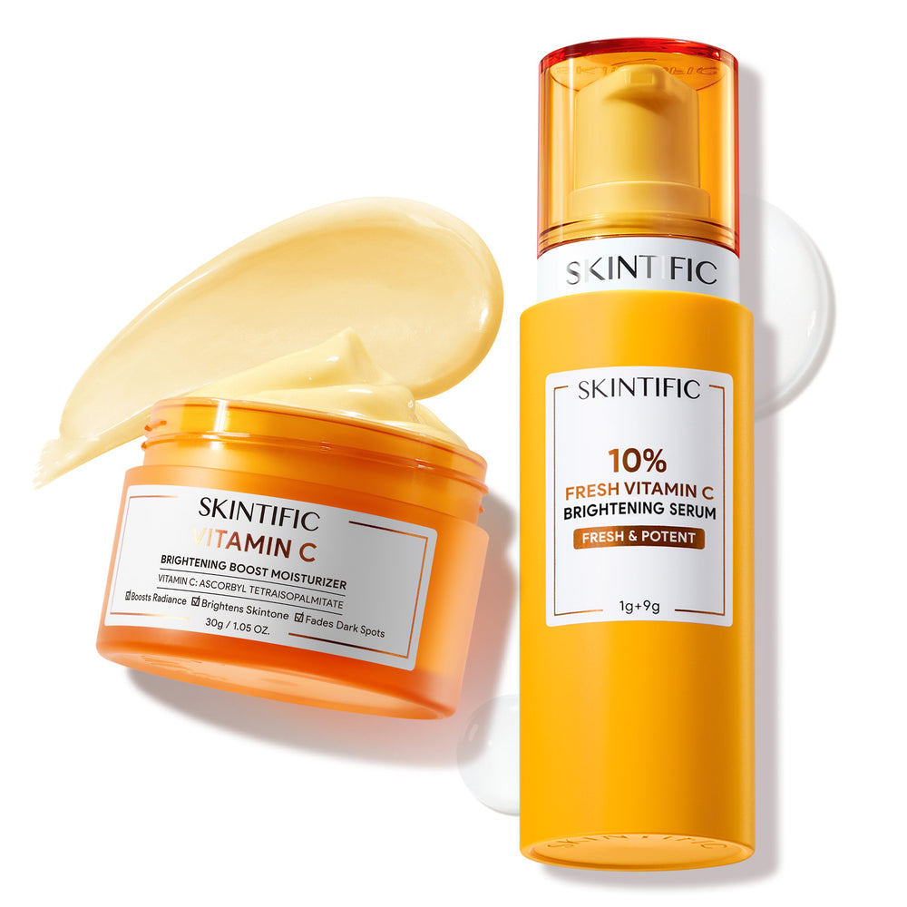 Vitamin C Brightening Serum & Moisturizer Set